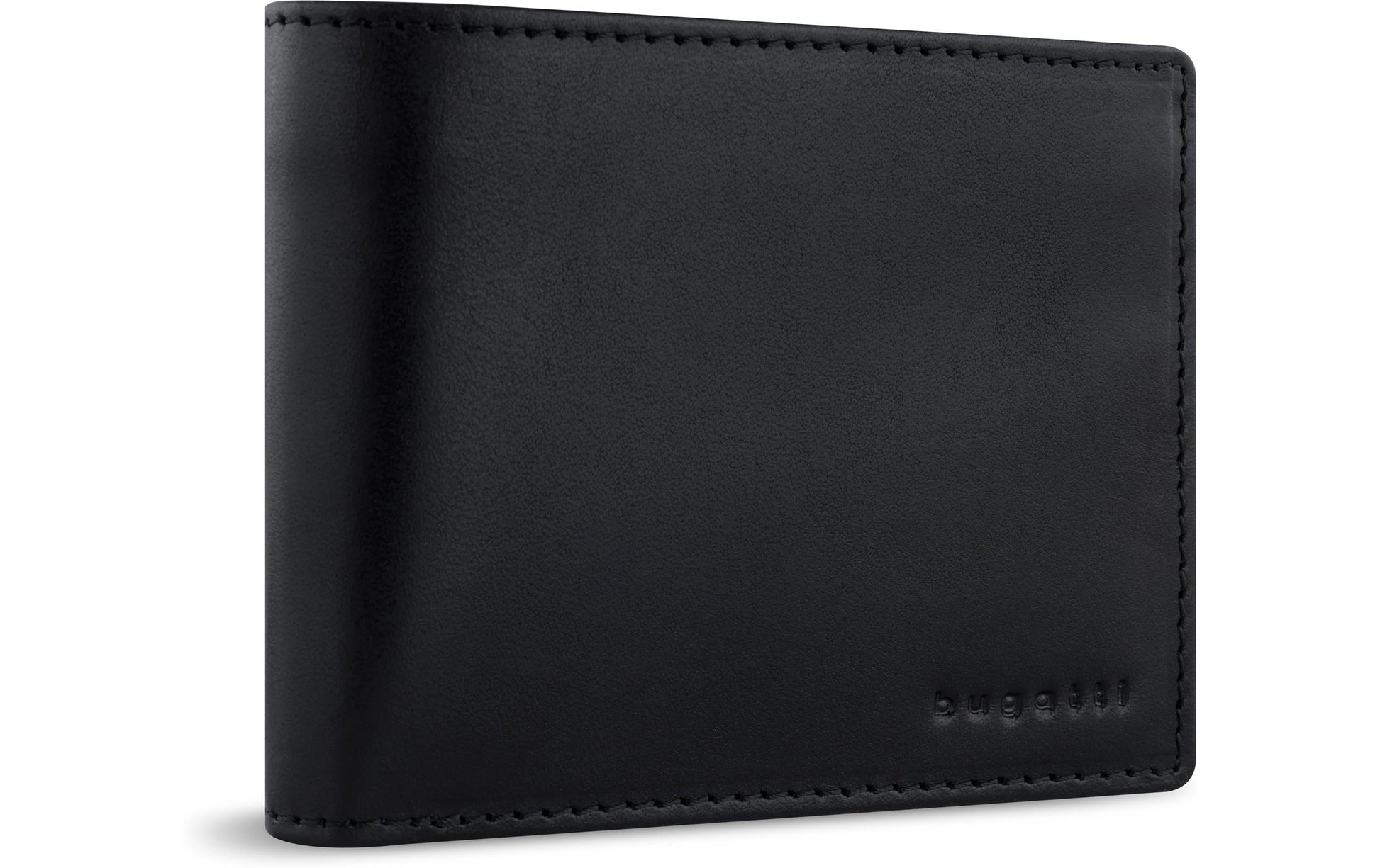 Bugatti cases Bugatti – Brieftasche/Kartenetui Remo – RFID-Schutz, 8 Kartentaschen, Münztasche – 115 × 90 × 20 mm – Schwarz