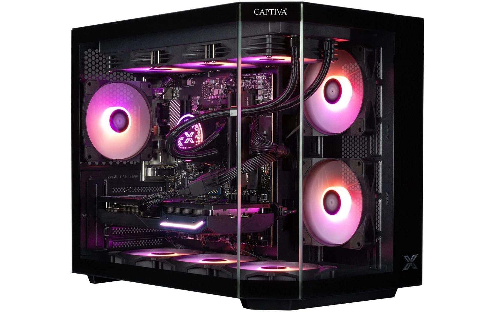 Captiva Tower – AMD Ryzen 7 7800X3D, 32 GB RAM, 2 TB SSD, NVIDIA GeForce RTX 5070 Ti 16 GB, Windows 11 Home