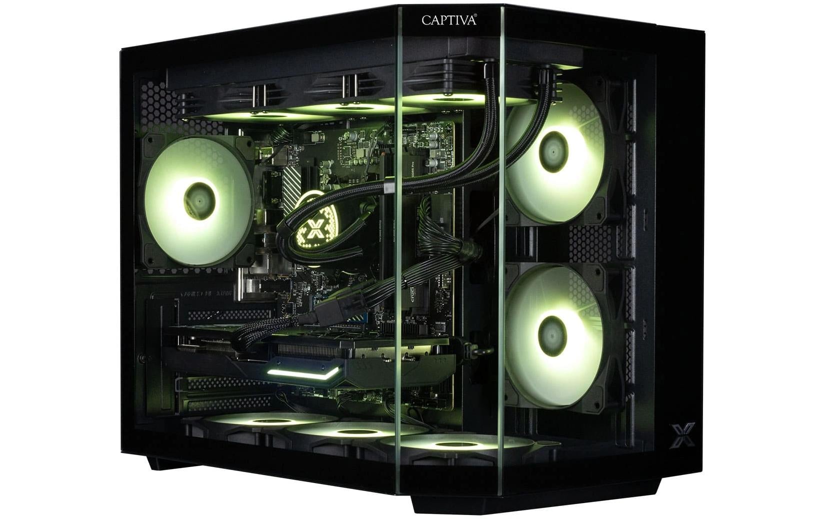Captiva Tower – AMD Ryzen 7 7800X3D, 32 GB RAM, 2 TB SSD, NVIDIA GeForce RTX 5070 Ti 16 GB, Windows 11 Home