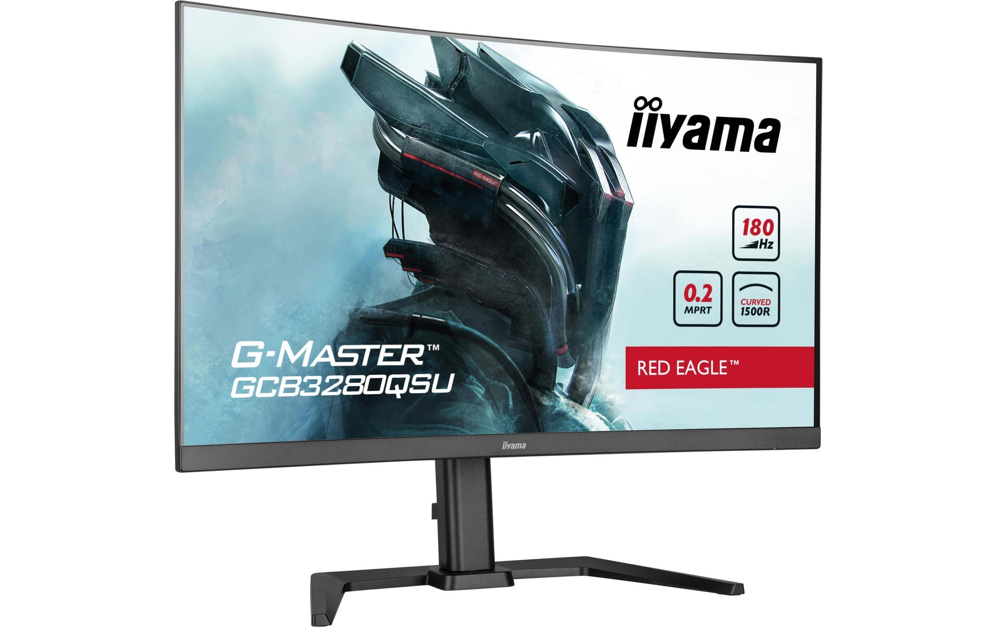 iiyama GCB3280QSU-B2 – Monitor, 32" 2560 × 1440 (WQHD), Gebogen, 300 cd/m²