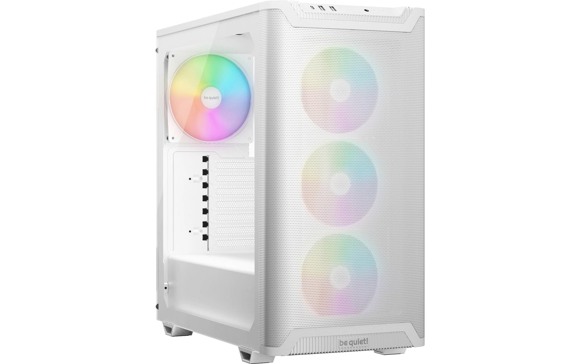 be quiet! be quiet Pure Base 501 LX – Midi-Tower – Weiss, ATX/mATX/Mini-ATX, 3×120/1×140 mm, 36,8 cm GPU