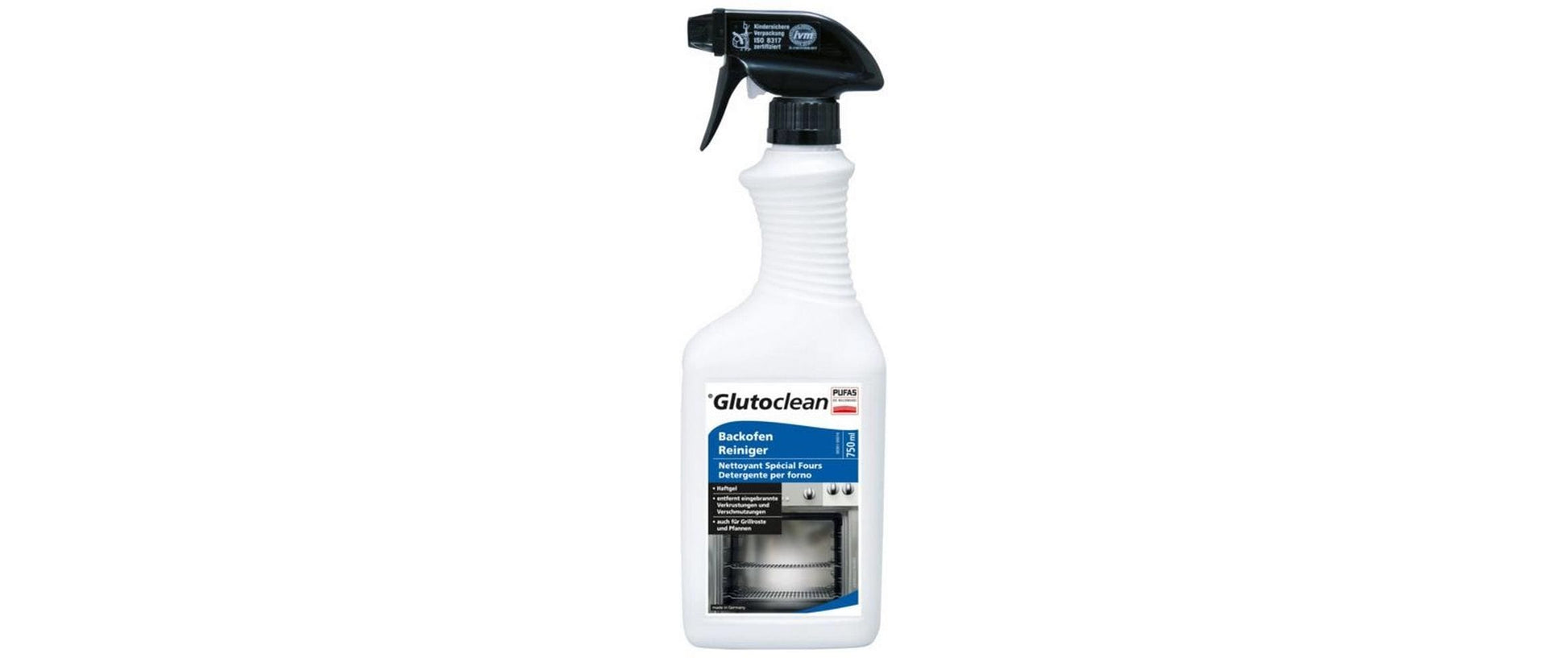 Glutoclean Backofen- & Grillreiniger – Spray – 750 ml