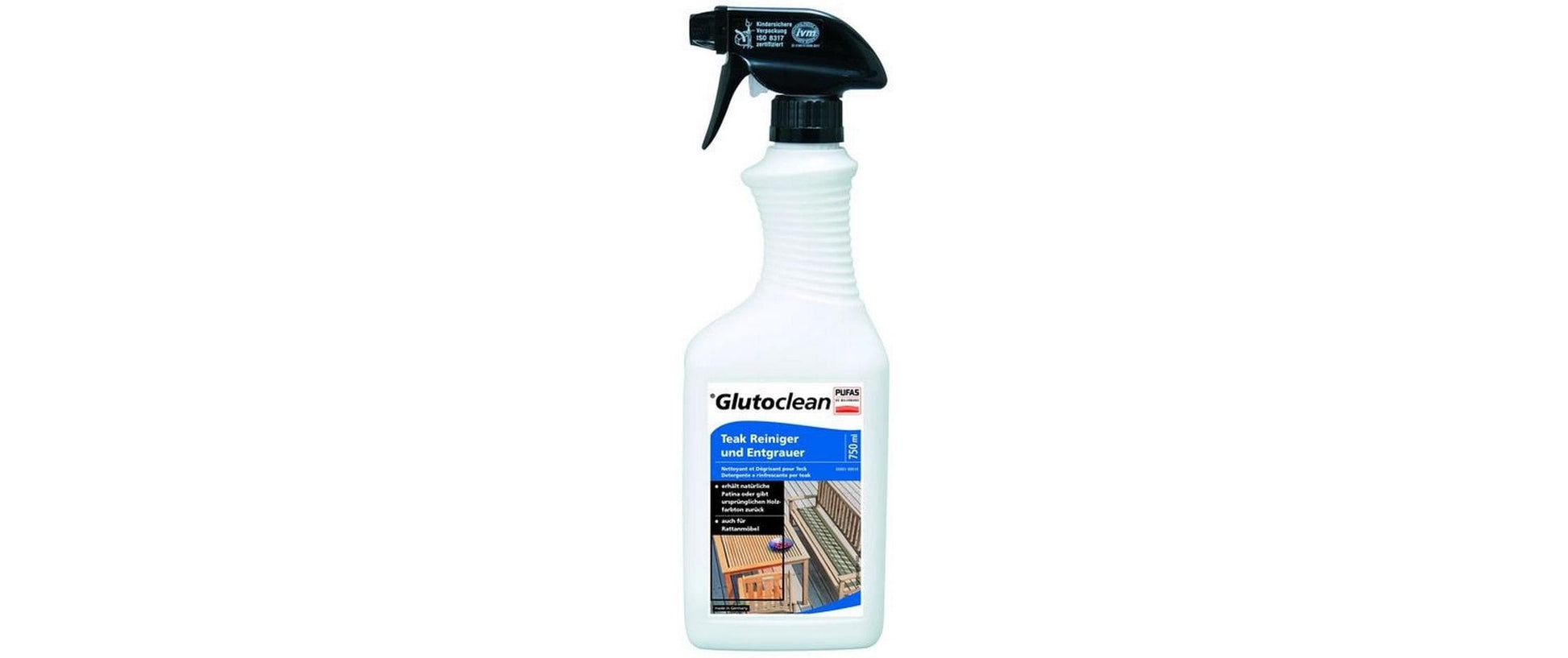 Glutoclean Holz-/Möbelpflege für Holz – Flüssigkeit – 750 ml