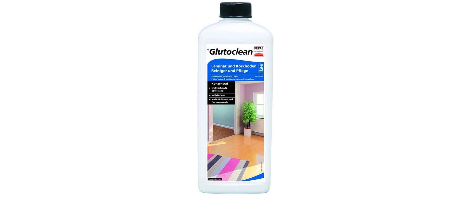 Glutoclean Bodenreiniger für Laminat – Konzentrat – 1 l