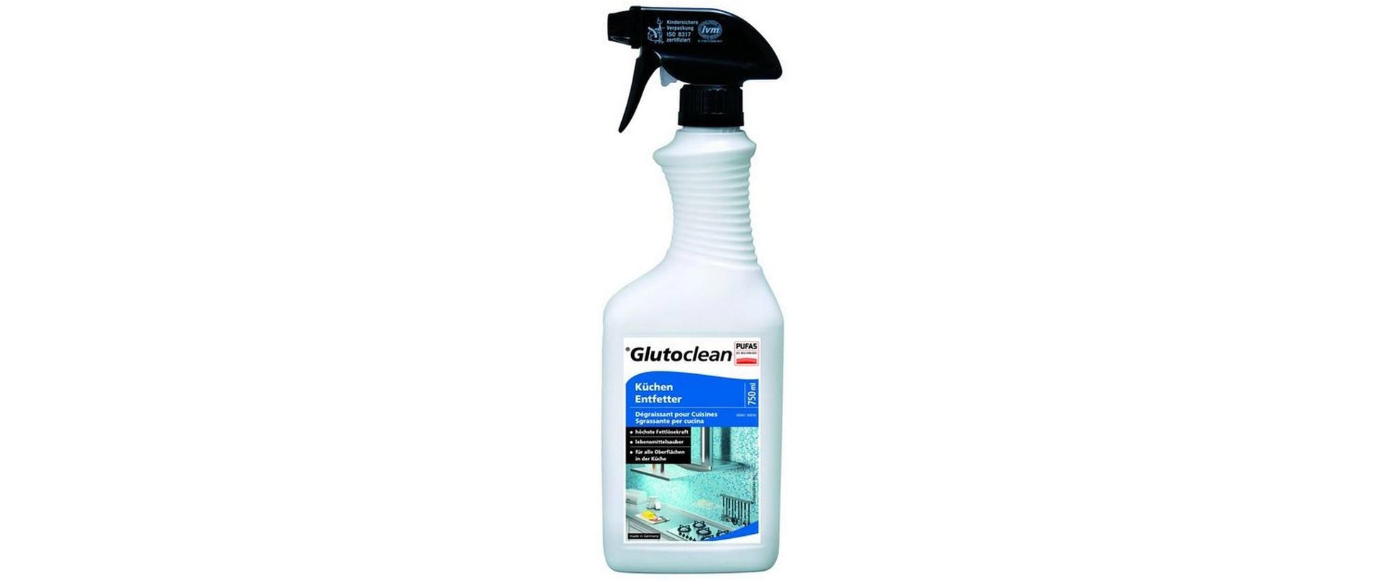 Glutoclean Küchenreiniger/Fettlöser – Spray – 750 ml