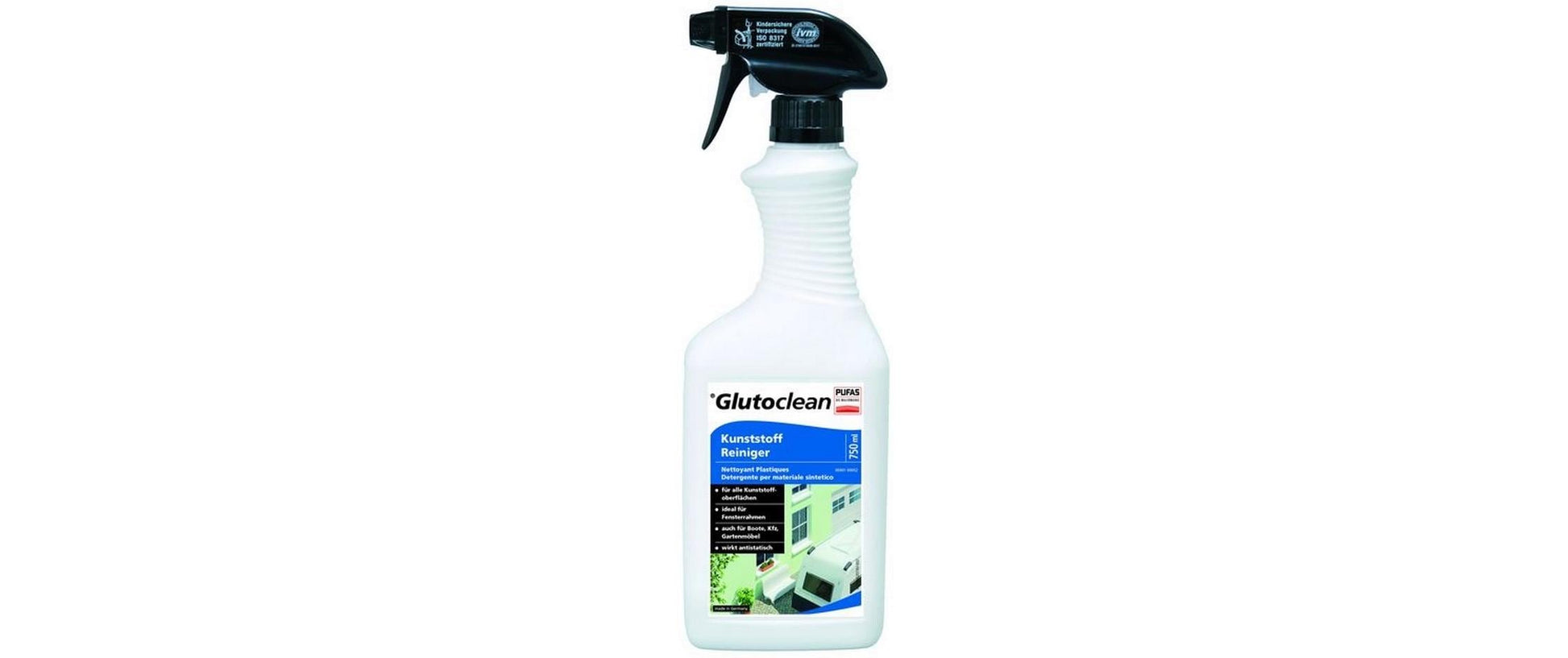 Glutoclean Allzweckreiniger für Kunststoff – Flüssigkeit – 750 ml