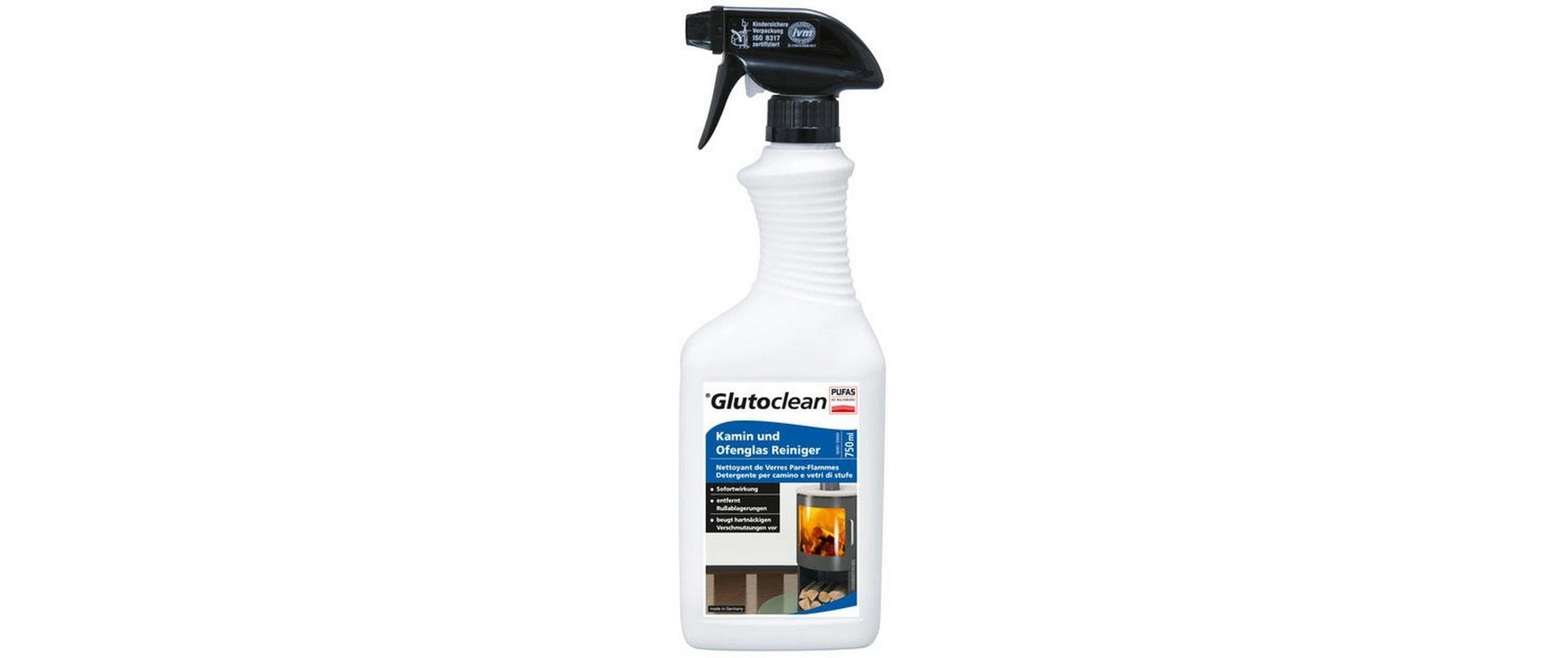 Glutoclean Glasreiniger – Kanister/Sprühflasche, Glas