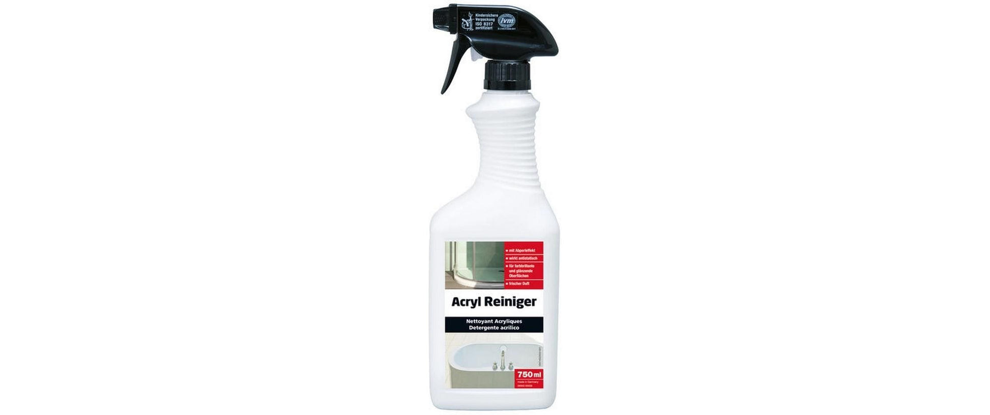 Glutoclean Bad-/Kalkreiniger – Flüssigkeit, Sprühflasche – 750 ml