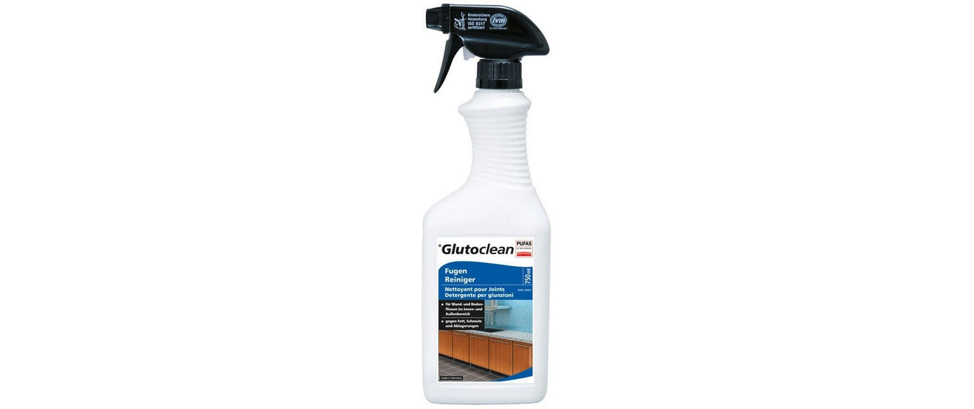 Glutoclean Bodenreiniger für Boden – Flüssigkeit, Spraydose (Aerosol) – 750 ml