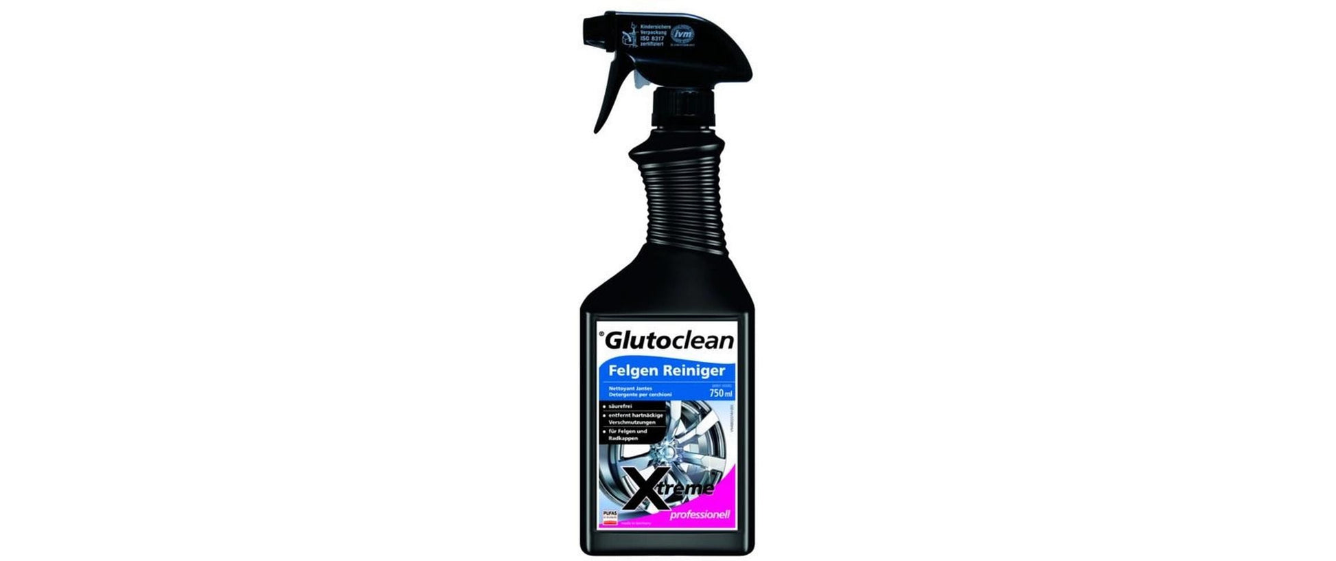 Glutoclean Felgenreiniger – für Felgen & Chrom – 750 ml – Spray