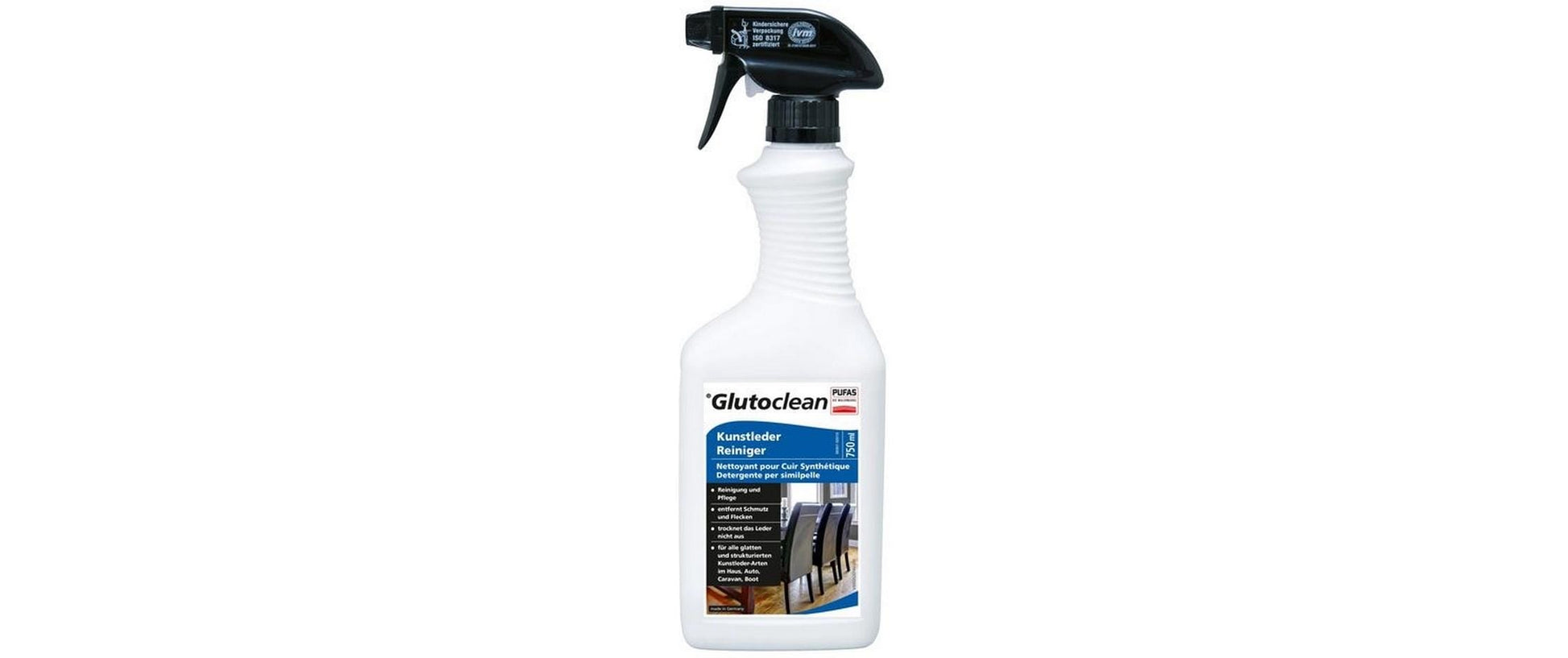 Glutoclean Holz-/Möbelpflege für Leder – Spray – 750 ml