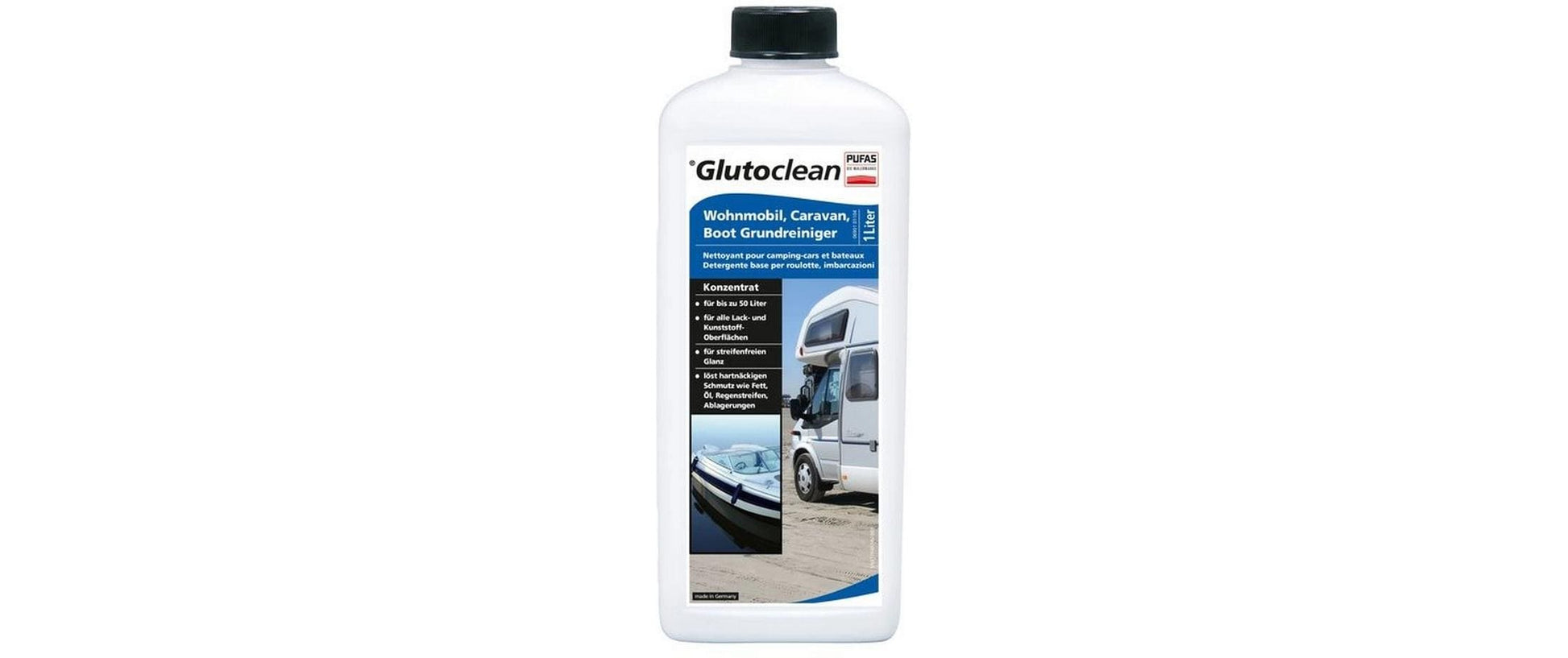 Glutoclean Grundreiniger – für Wohnmobil, Caravan & Boot – 1 l