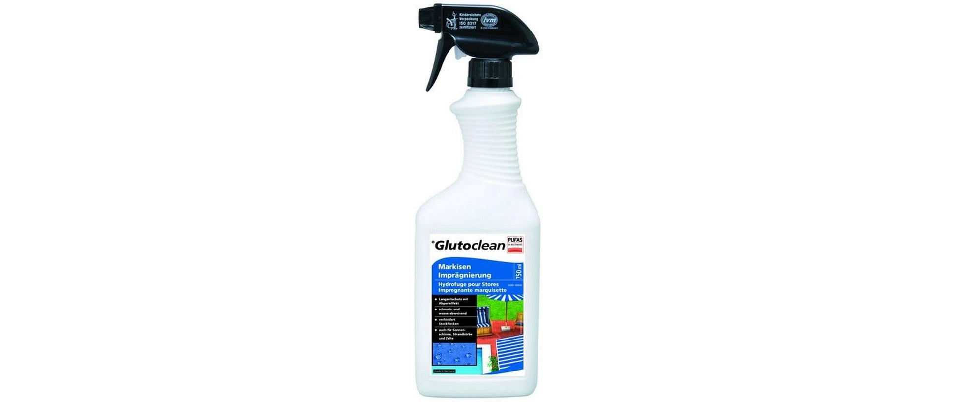Glutoclean Imprägnierung (Textil) für Markisen – Flüssigkeit – 750 ml