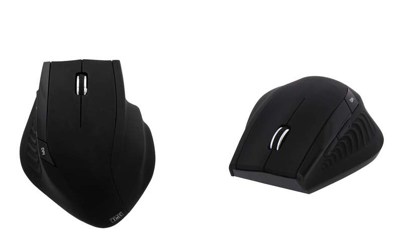 T'nB MWERGO – Maus – Kabellos (Bluetooth/2,4 GHz), 1600 DPI, rechts, Schwarz