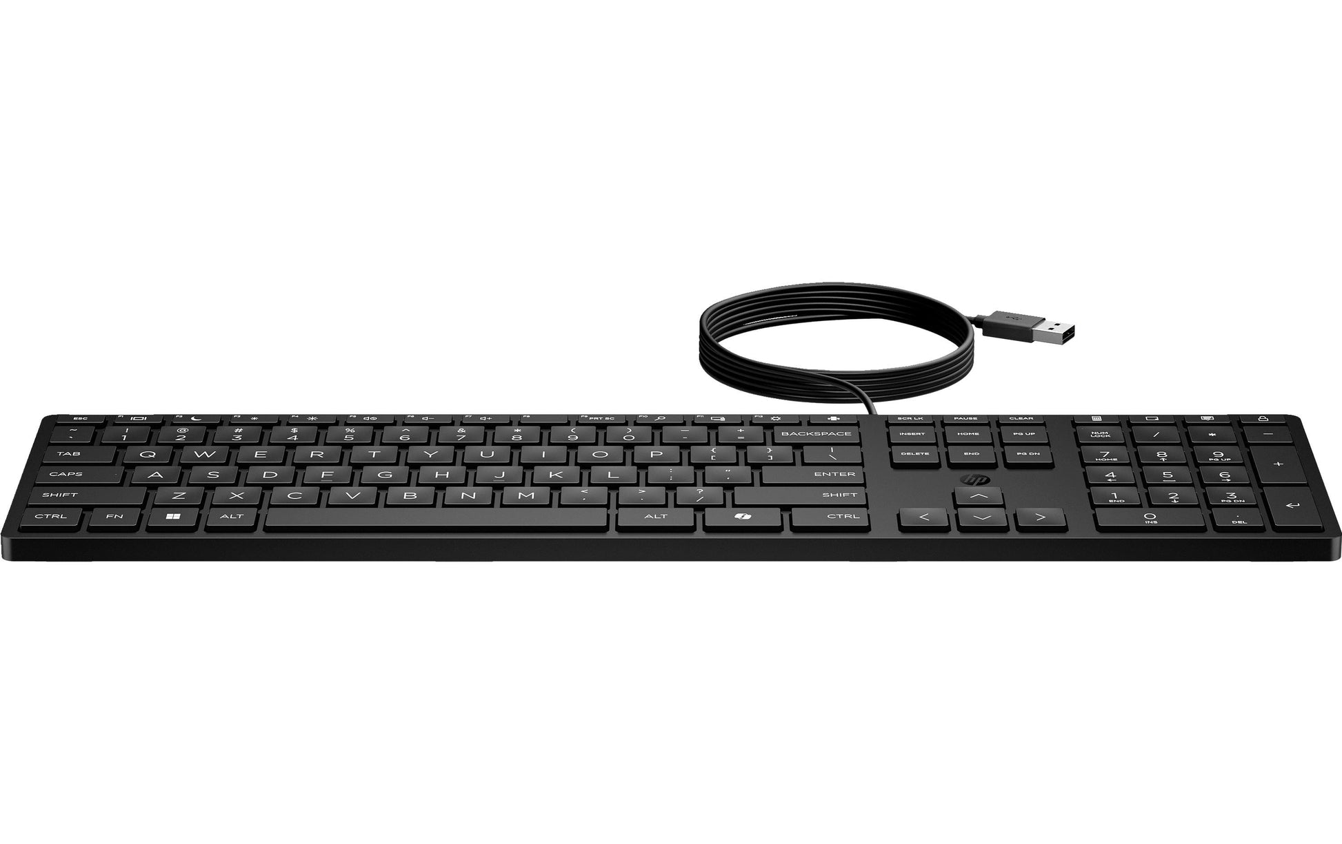 HP Wired Desktop 320K – Tastatur, kabelgebunden (USB-A), CH-Layout (DE-CH), Fullsize (mit Ziffernblock)