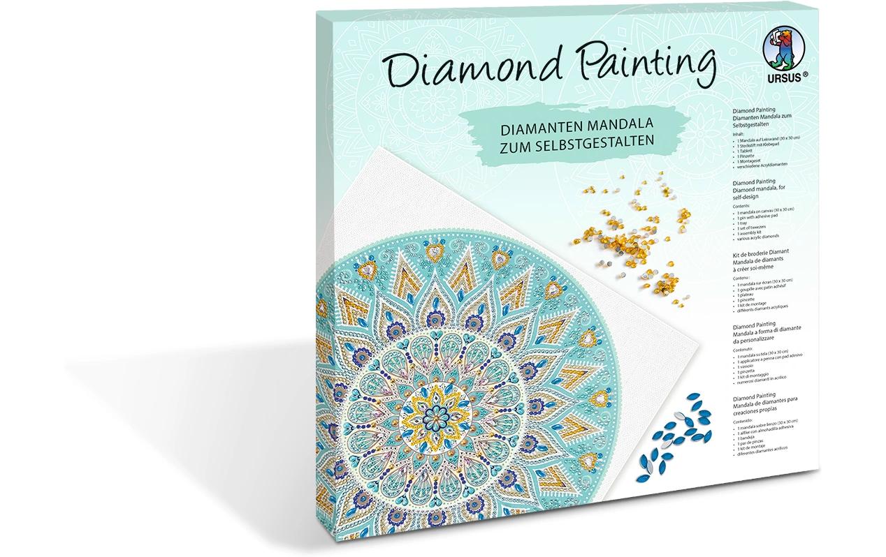 Ursus Diamond-Painting-Set Mandala – 30 × 30 cm