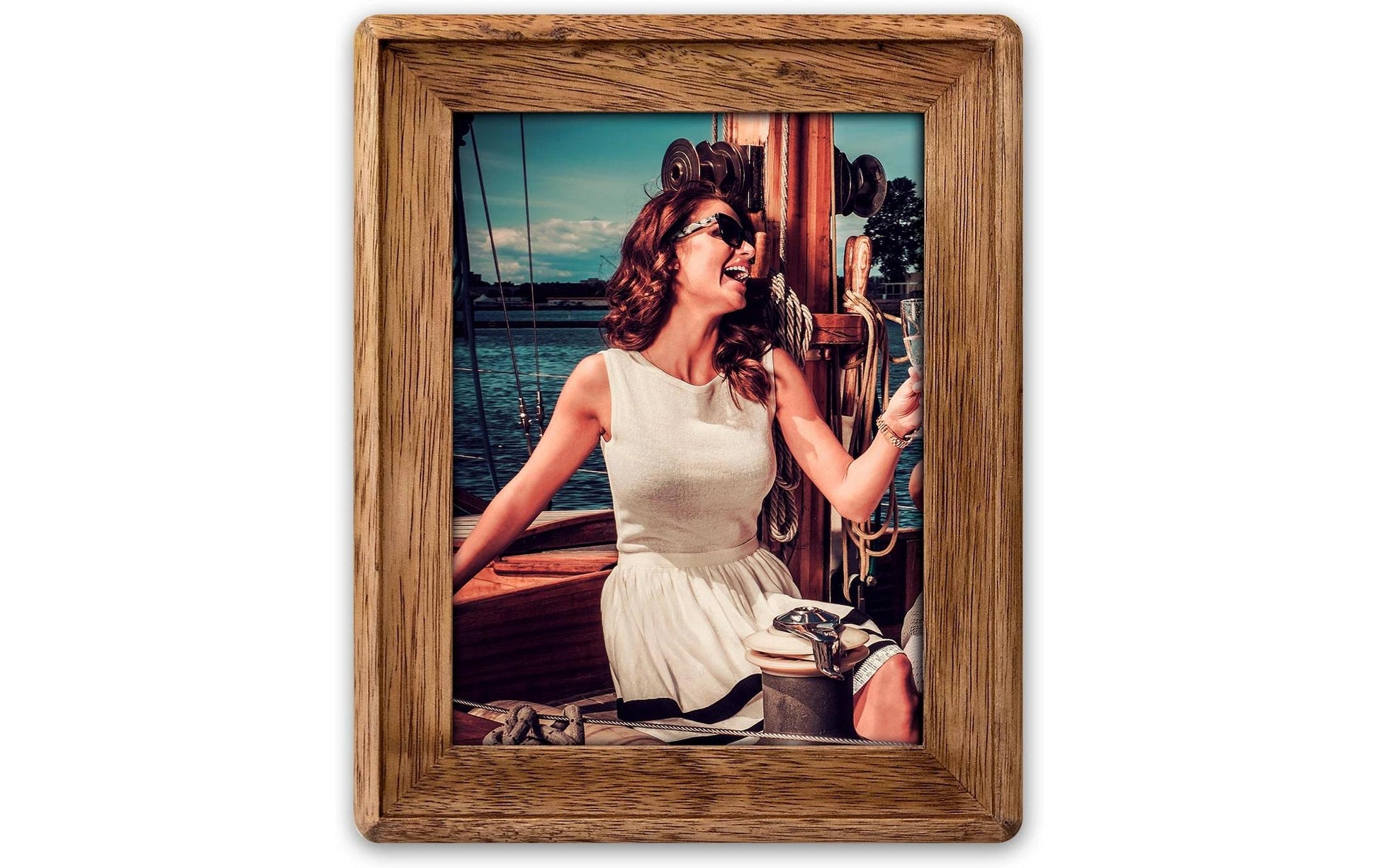 ZEP Bilderrahmen – für 10 × 15 cm – Holz & MDF, braun