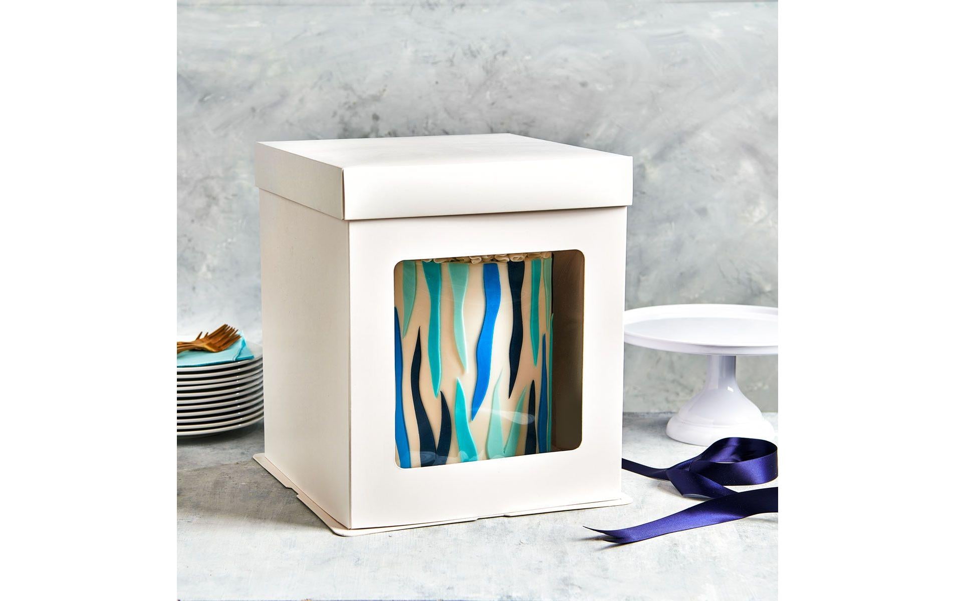 FunCakes Cupcake-Box – 405 × 405 × 455 mm, weiss