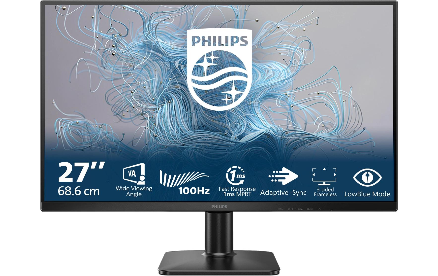 Philips 27E2N1100L/00 – Monitor, 27", 1920 × 1080 (Full HD), VA, 100 Hz, Schwarz