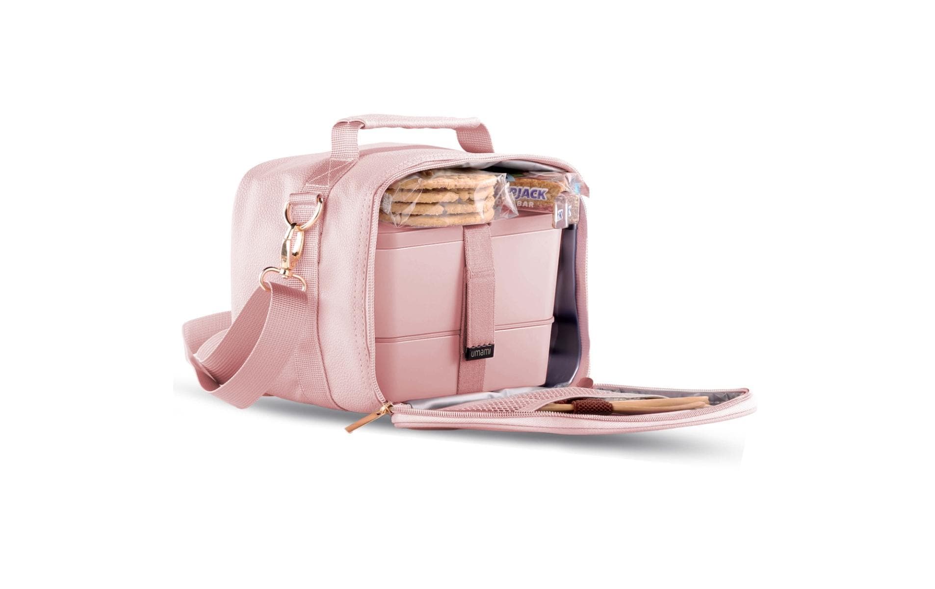 Umami Lunchbox Thermocase – 21 × 16 × 14 cm – pink – Nylon – Wild Rose Premium – 1 Stk.