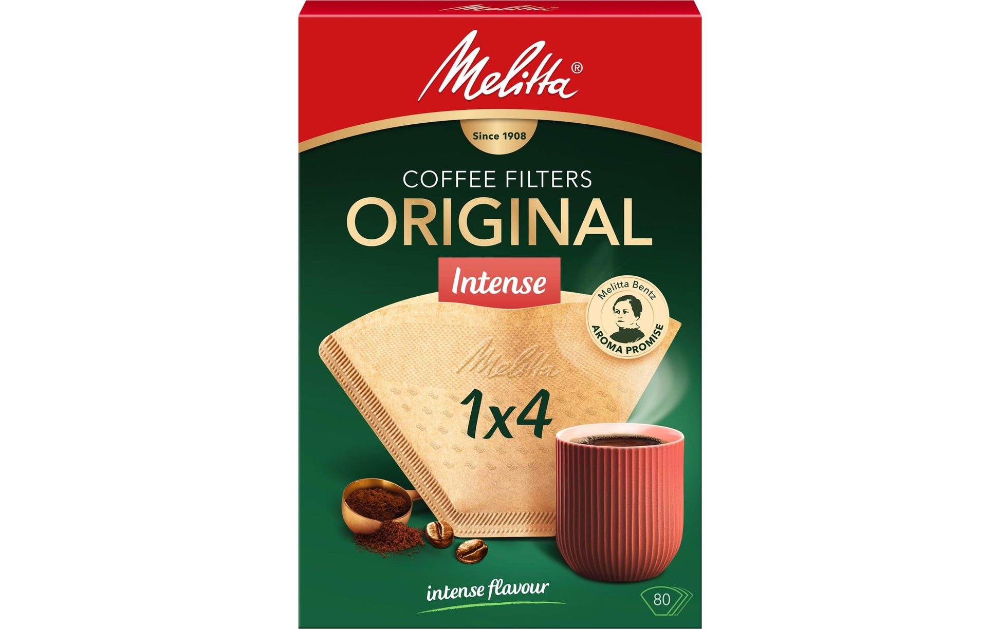 Melitta Kaffeefilter Intense 1x4 – Braun
