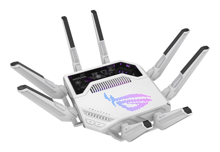 ASUS T-Be19000Ai WLAN-Router – Wi-Fi 7 (802.11be), Tri-Band (2,4/5/6 GHz), 2,5GbE, 10GbE, 7× LAN, 1× USB 3.2 G
