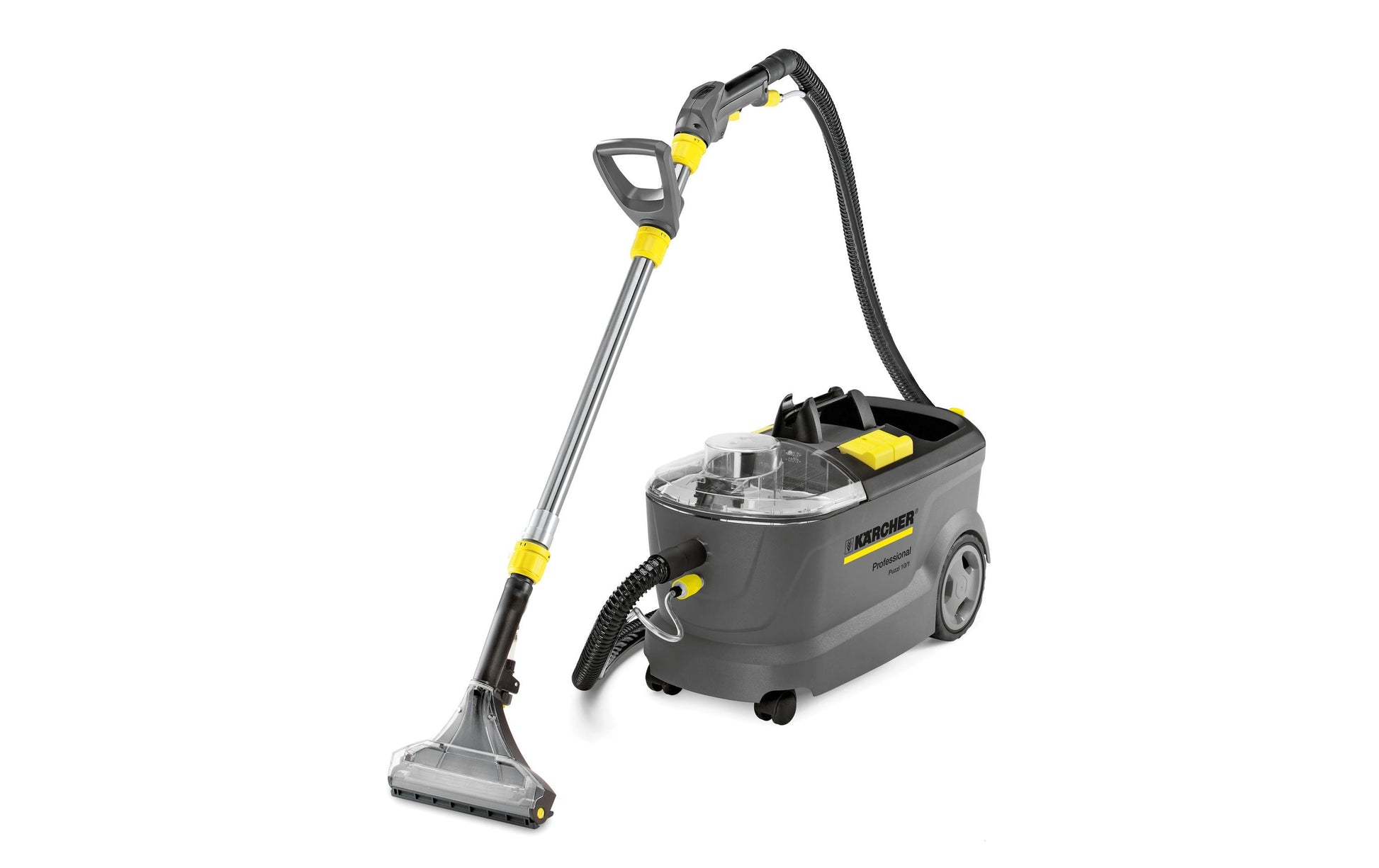Kärcher Absauganlage Puzzi 10/1 – 1250 W, 9 l, Netzbetrieb, Schlauch 2,5 m