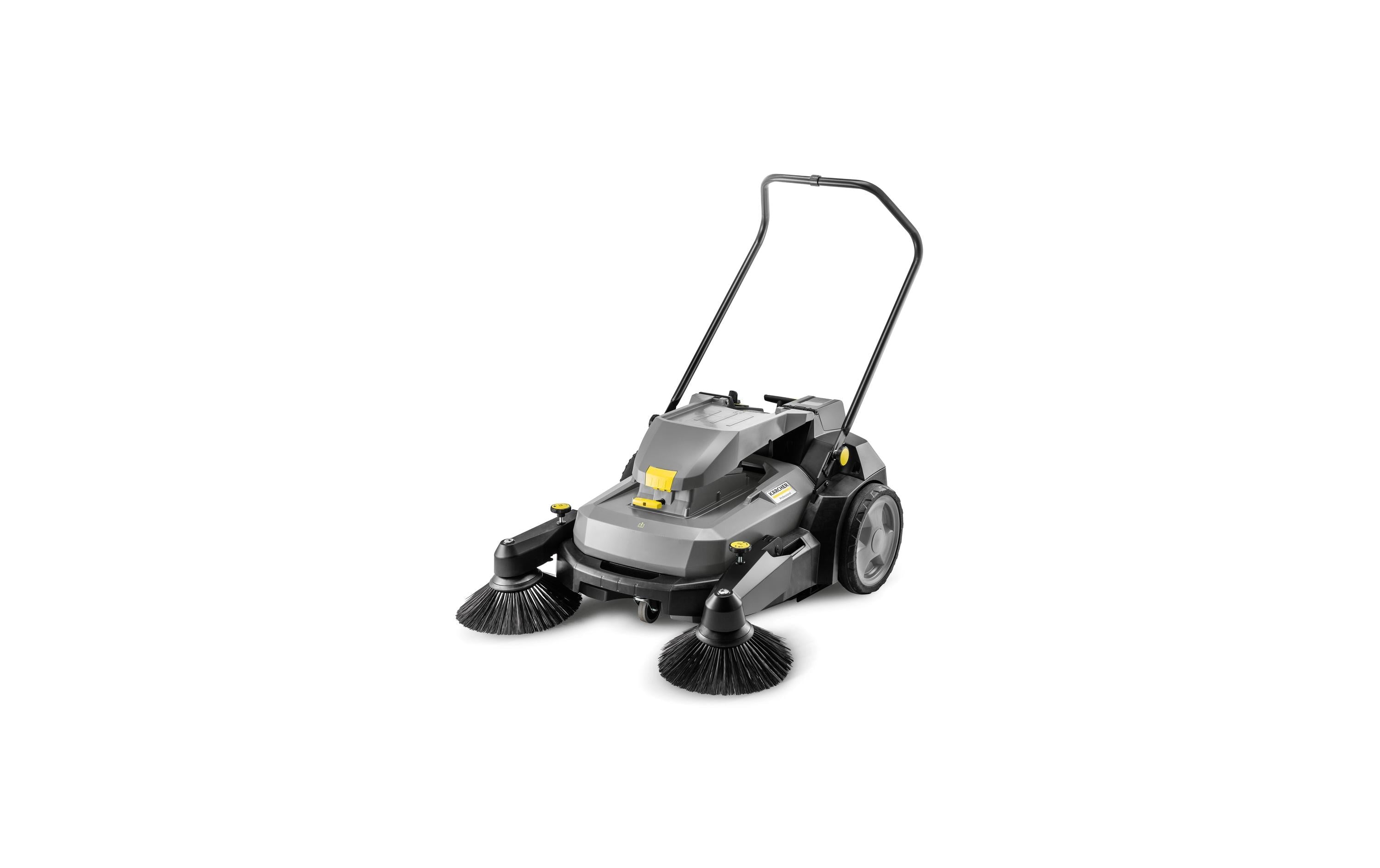 Kärcher Professional Kehrmaschine KM 70/30 C Bp 2SB – Arbeitsbreite 48 cm, 3920 m²/h, 36 V