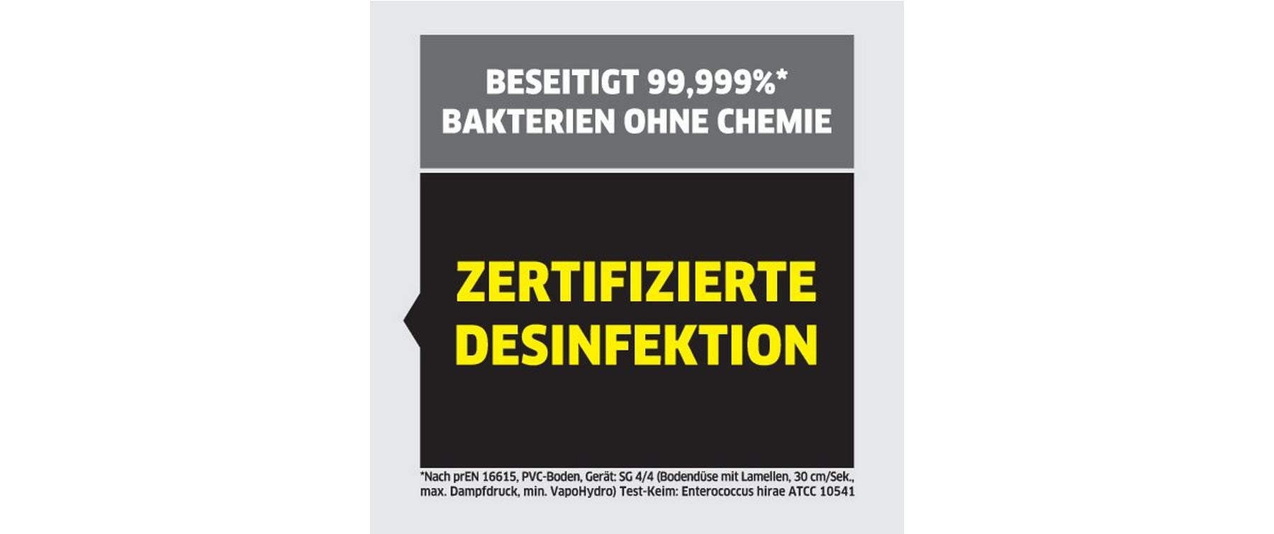 Kärcher professional Dampfreiniger – 2000 ml, grau
