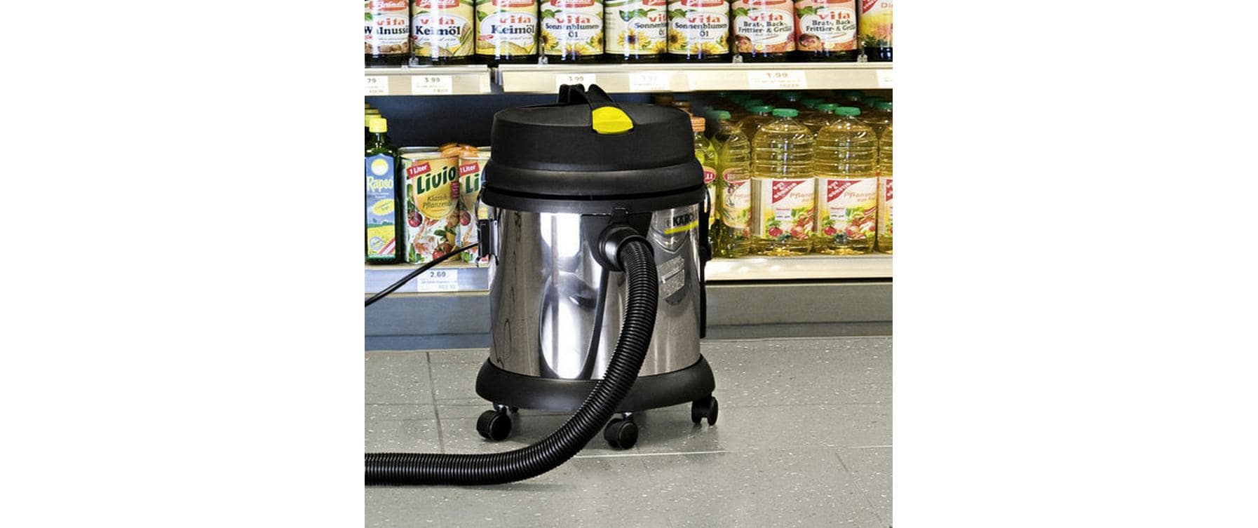 Kärcher Nass- und Trockensauger NT 27/1 Me Adv – 1380 W, 27 l, Netzbetrieb, Schlauch 2,5 m
