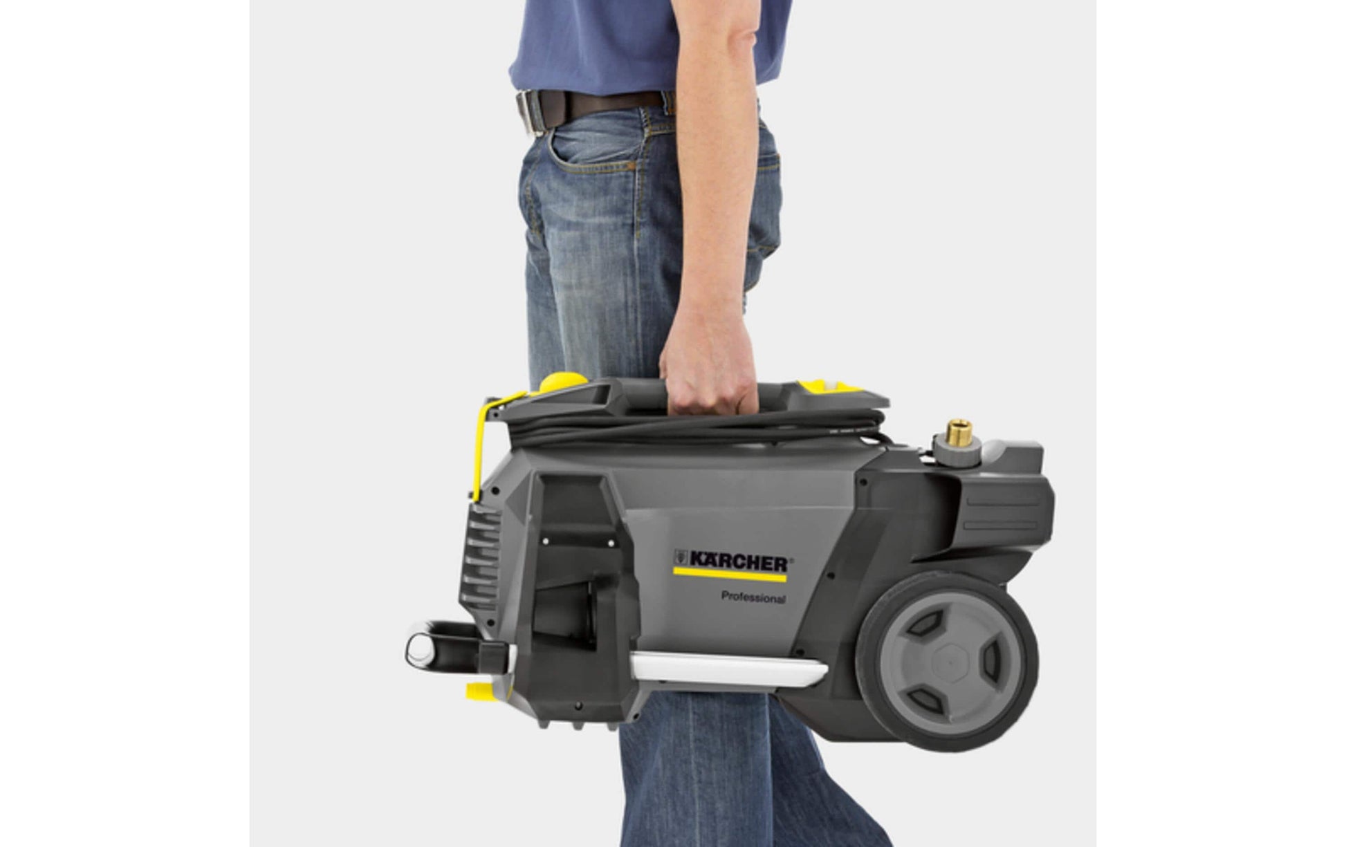 Kärcher professional Kärcher Hochdruckreiniger HD 5/12 C Plus – Netzbetrieb, 115 bar, 500 l/h – Grau