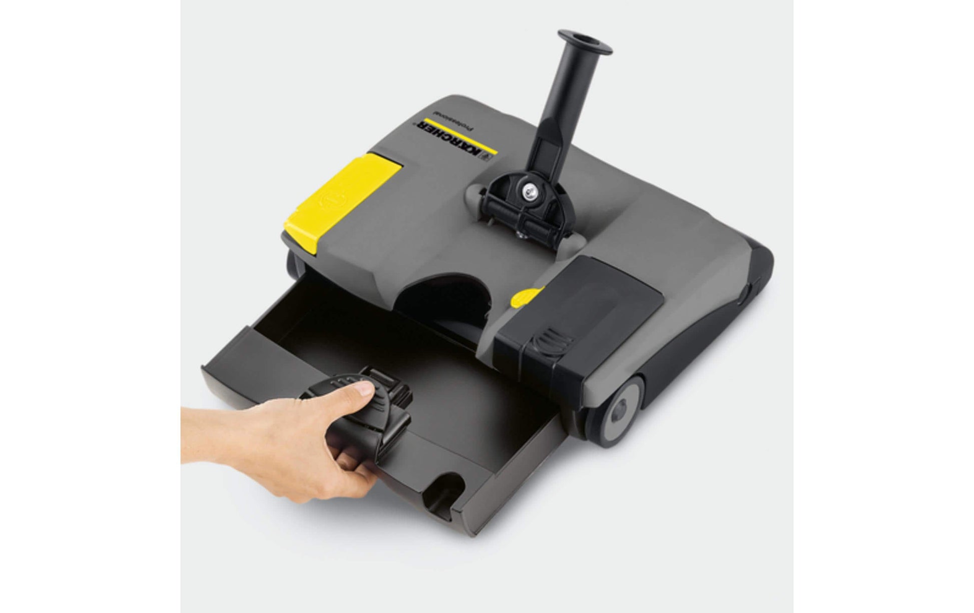 Kärcher Akku-Kehrmaschine EB 30/1 Li-Ion – Arbeitsbreite 30 cm, 7,2 V