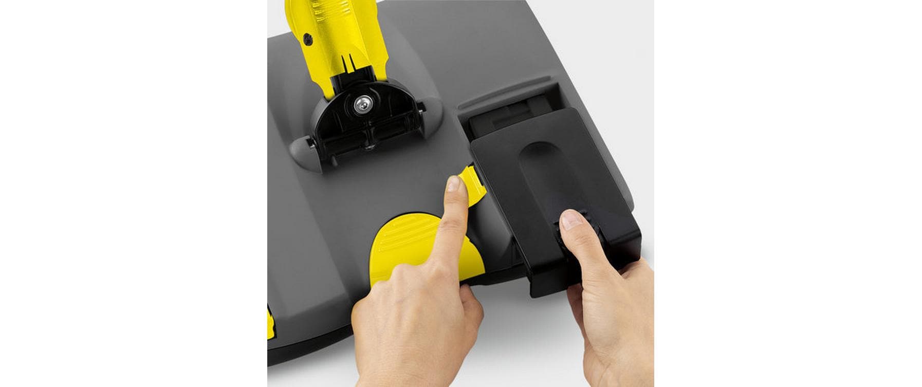 Kärcher Akku-Kehrmaschine EB 30/1 Li-Ion – Arbeitsbreite 30 cm, 7,2 V