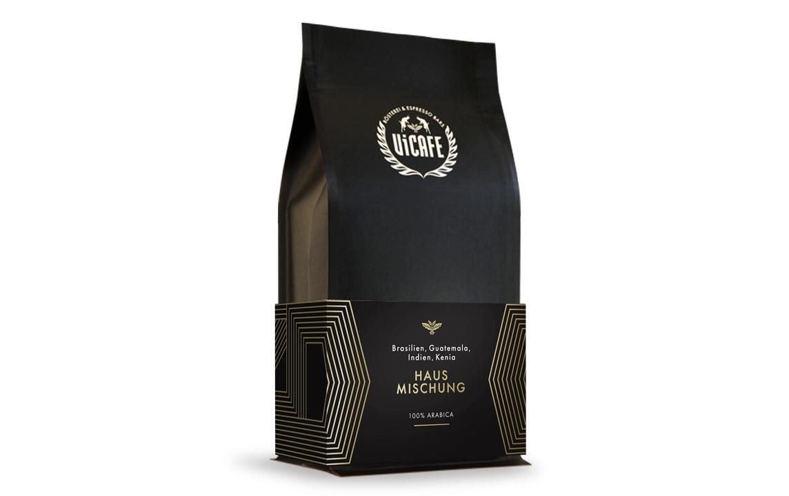 Vicafe Hausmischung – Kaffeebohnen – Espresso, 100% Arabica, 1 kg