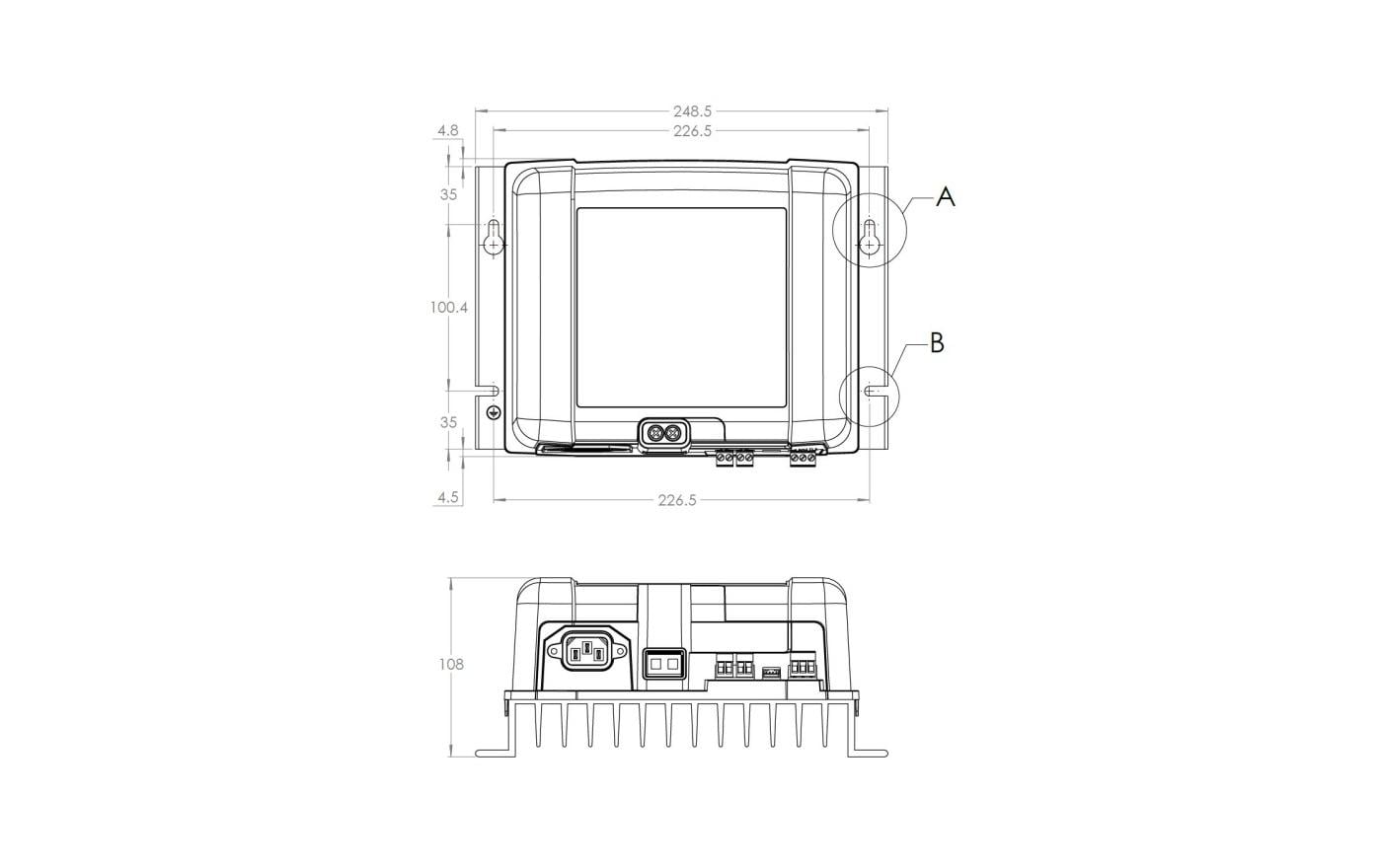 Victron Smart IP43 Ladegerät – 50 A, 12 V, 1+1, Erhaltungsladung, für LiFePO4-Akkus, 120–240 V AC
