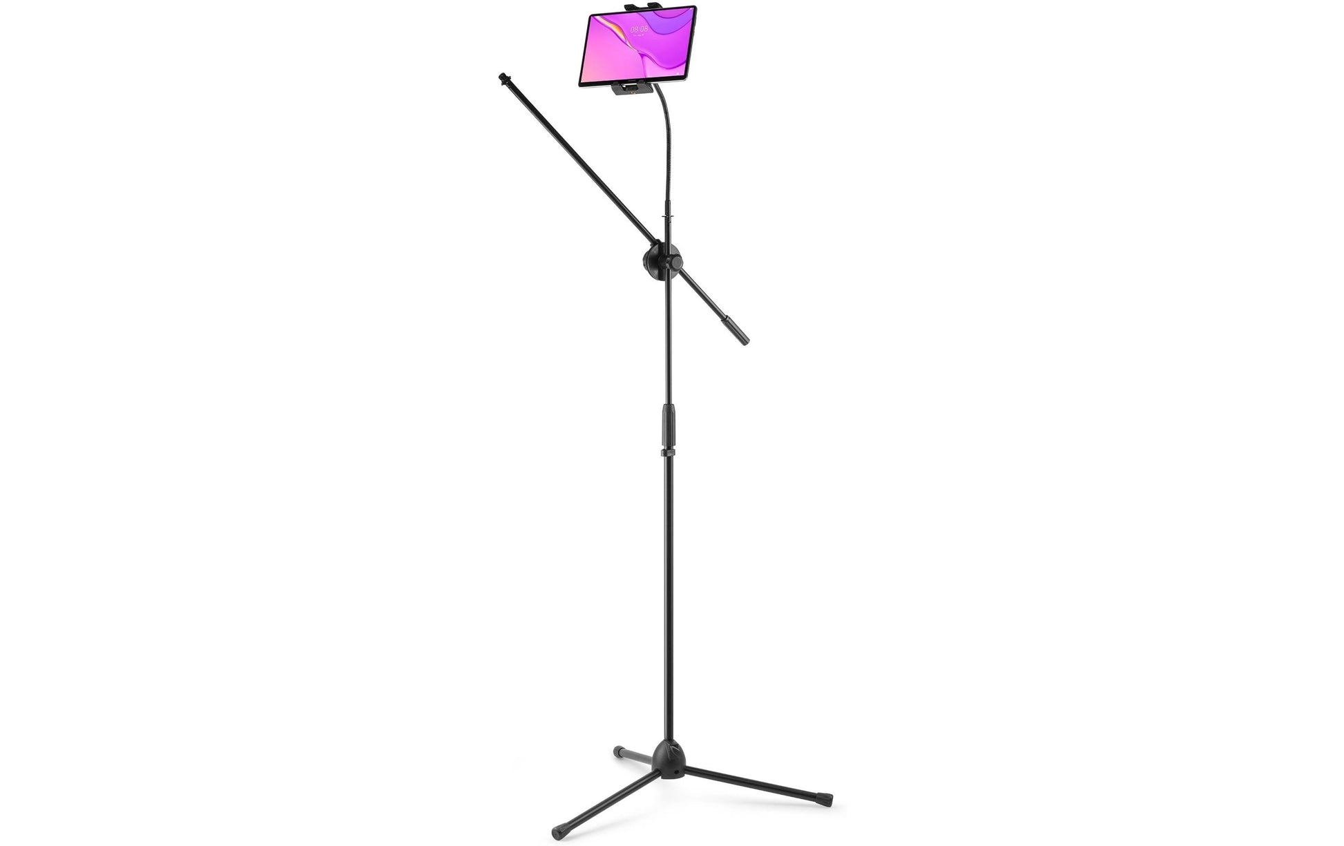 Vonyx MS10TH – Mikrofonständer – Bodenstativ, Höhenverstellbar, 92–155 cm, 1,85 kg – Schwarz