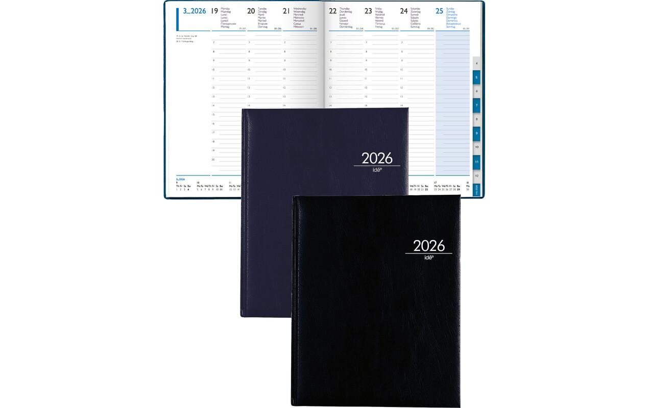 Simplex TM Manager Timer 52 Z Agenda – 1 Woche/2 Seiten, gebunden, 20,8 × 25,8 cm, Jan–Dez, 2026