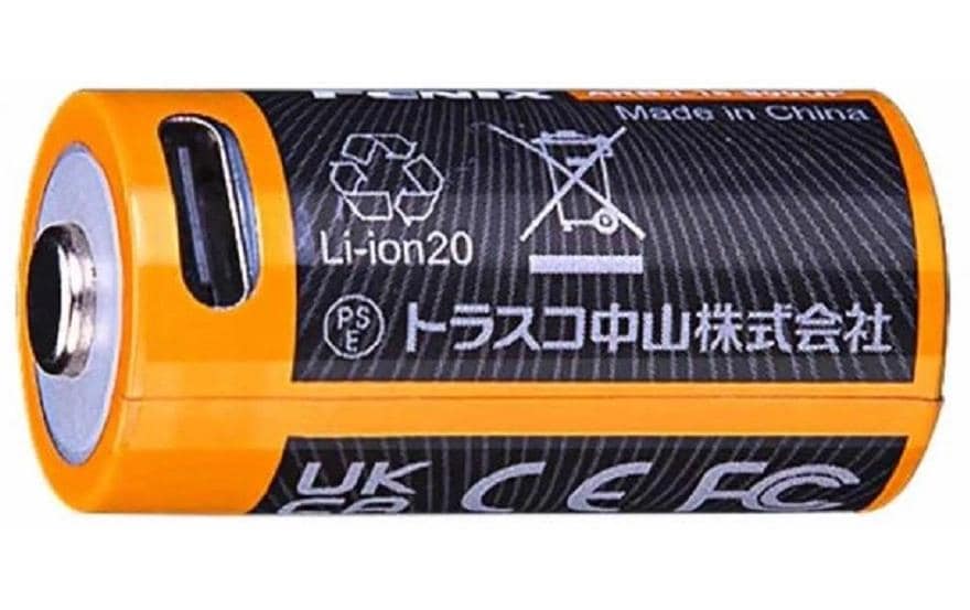 Fenix 16340 Akku – Li-Ion, 800 mAh, 3,6 V