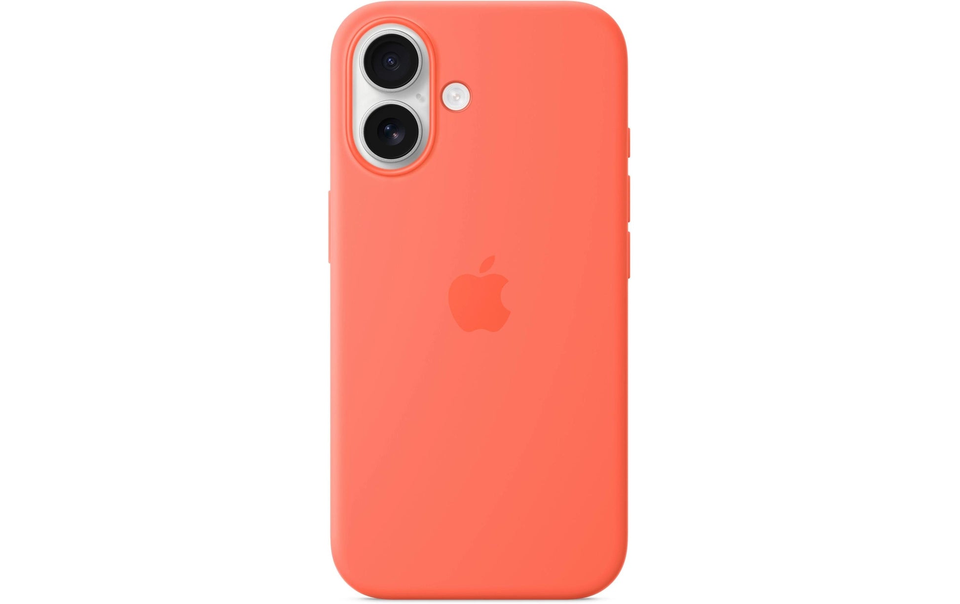 Apple Backcover – für Apple iPhone 16 – orange – Silikon – MagSafe-kompatibel