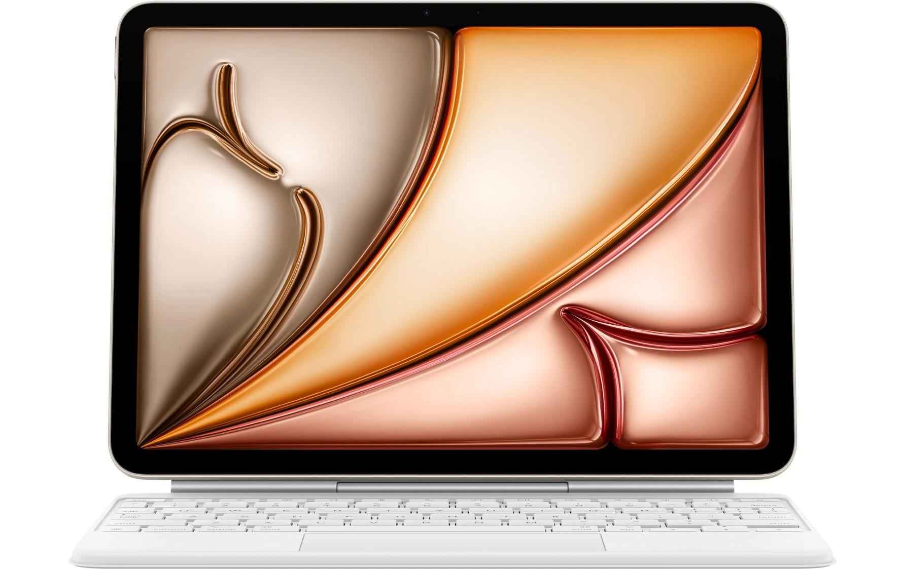 Apple Magic Keyboard – Tastatur, CH-Layout (DE-CH), mit Touchpad, Weiss – für iPad Air (11", M3)