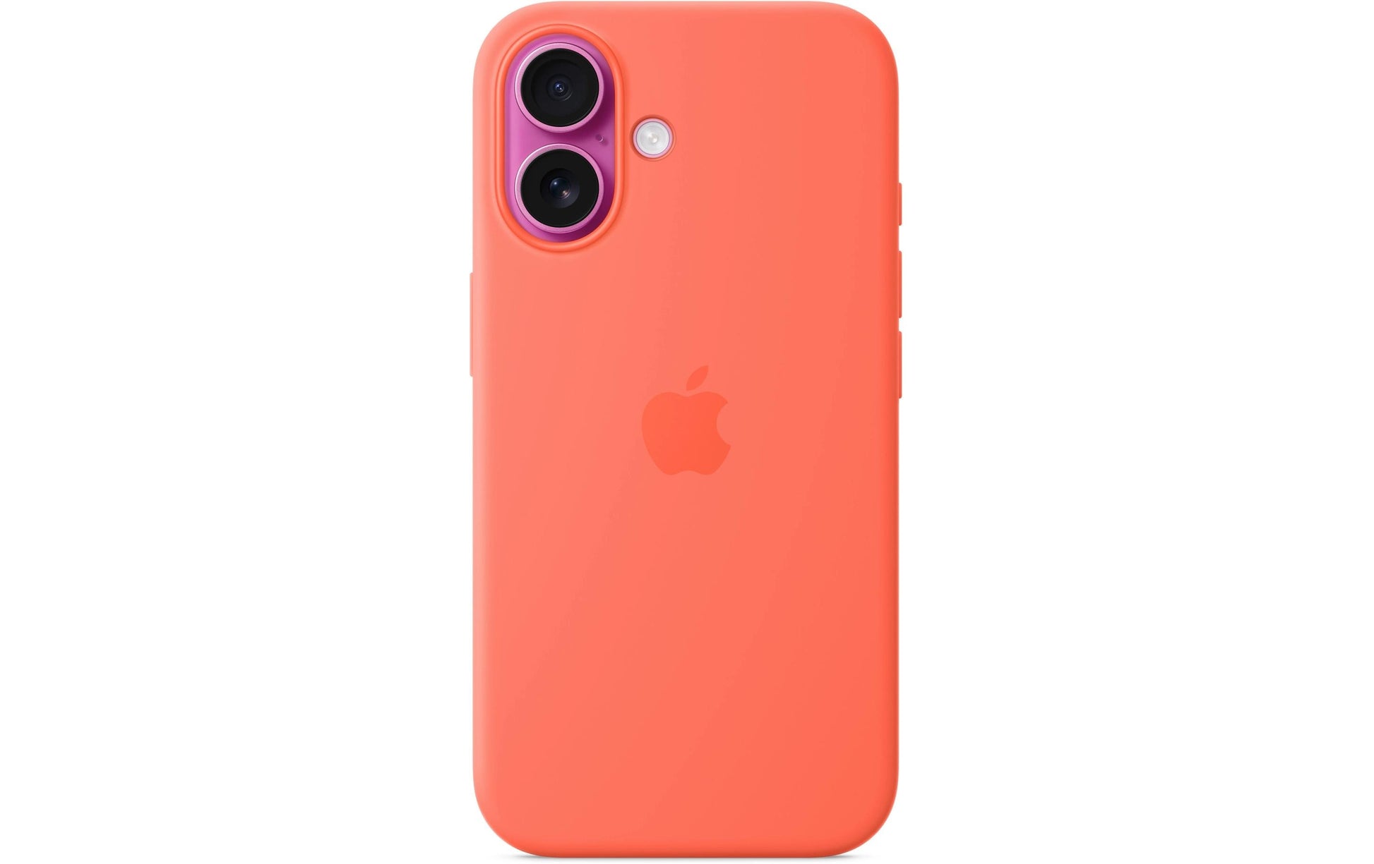 Apple Backcover – für Apple iPhone 16 – orange – Silikon – MagSafe-kompatibel