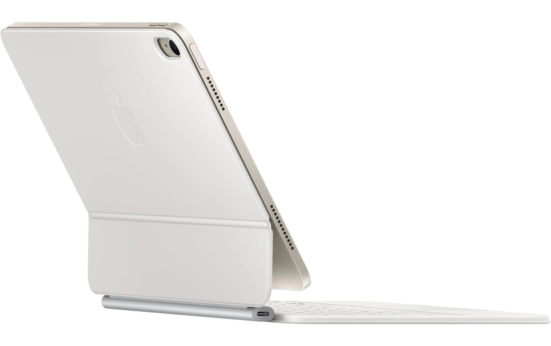 Apple Magic Keyboard – Tastatur, CH-Layout (DE-CH), mit Touchpad, Weiss – für iPad Air (11", M3)