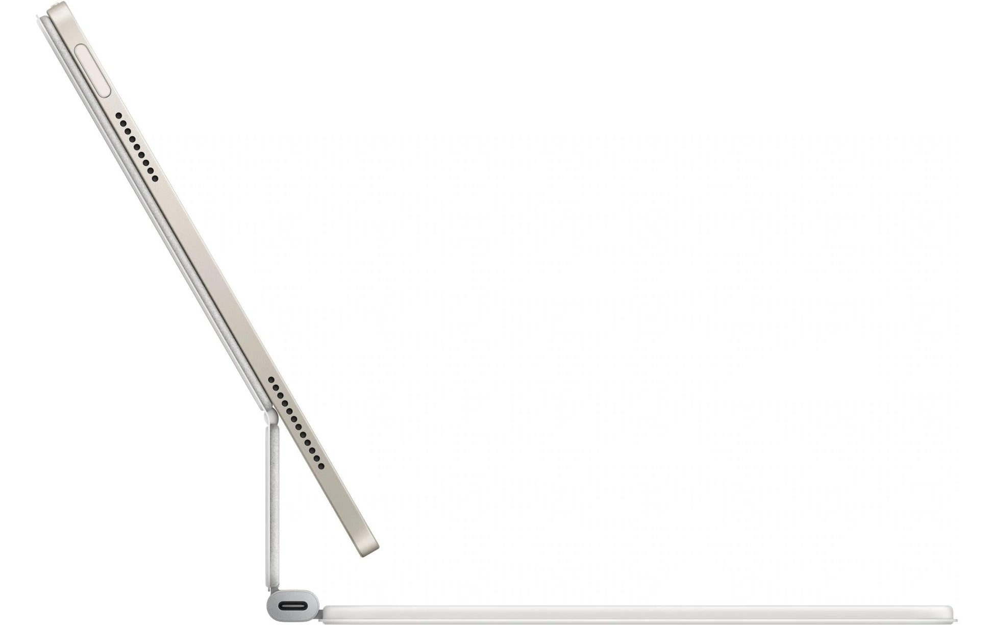 Apple Magic Keyboard – Tastatur, CH-Layout (DE-CH), mit Touchpad, Weiss – für iPad Air (11", M3)
