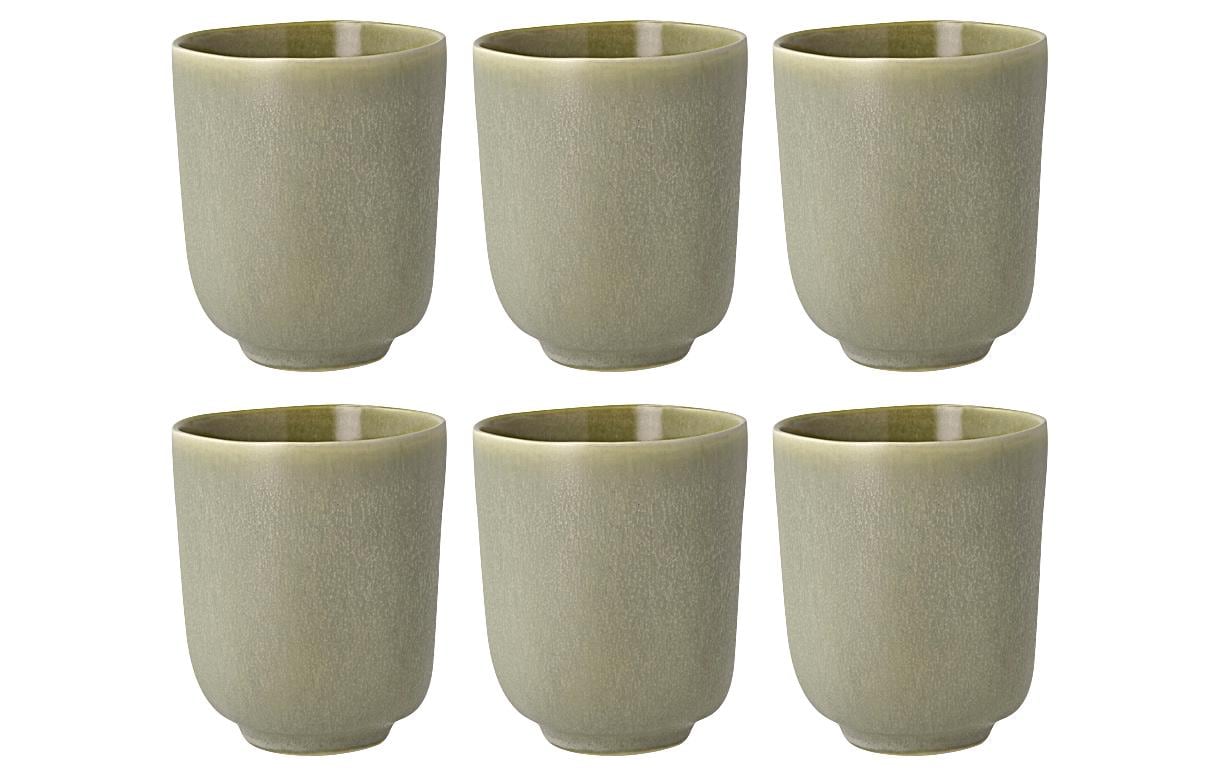 Villa Collection Kaffeebecher Shoku – 330 ml, Ø 8,5 cm, H 9,8 cm, Steinzeug, spülmaschinenfest