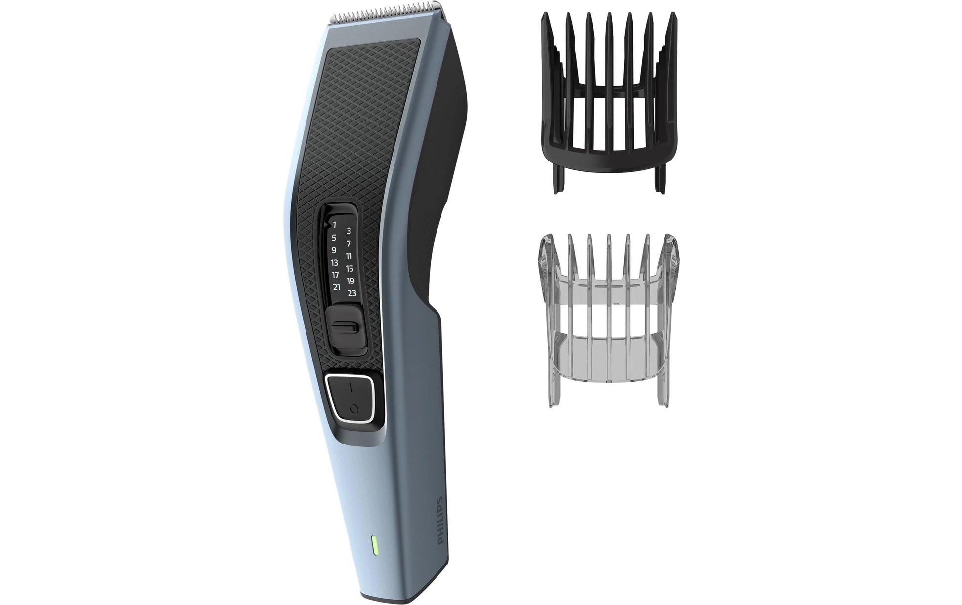 Philips Haarschneider Serie 3000 HC3530/15 – kabellos, 75 min Akkubetrieb – 0,5–23 mm, blau/schwarz