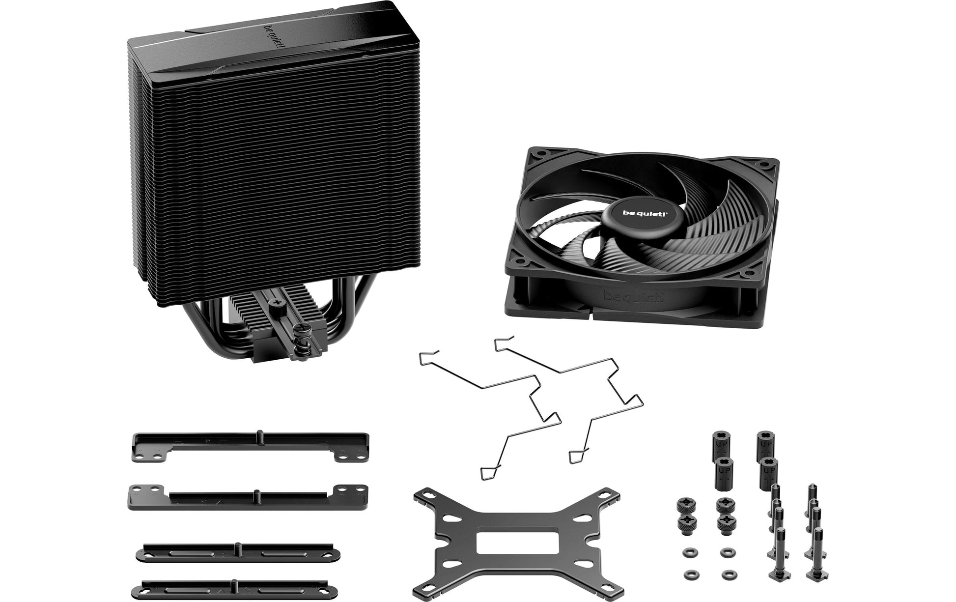 be quiet! be quiet Pure Rock 3 Black – CPU-Kühler 120 mm, 2000 U/min, für Intel LGA1851, LGA 1150, LGA 1151 und andere