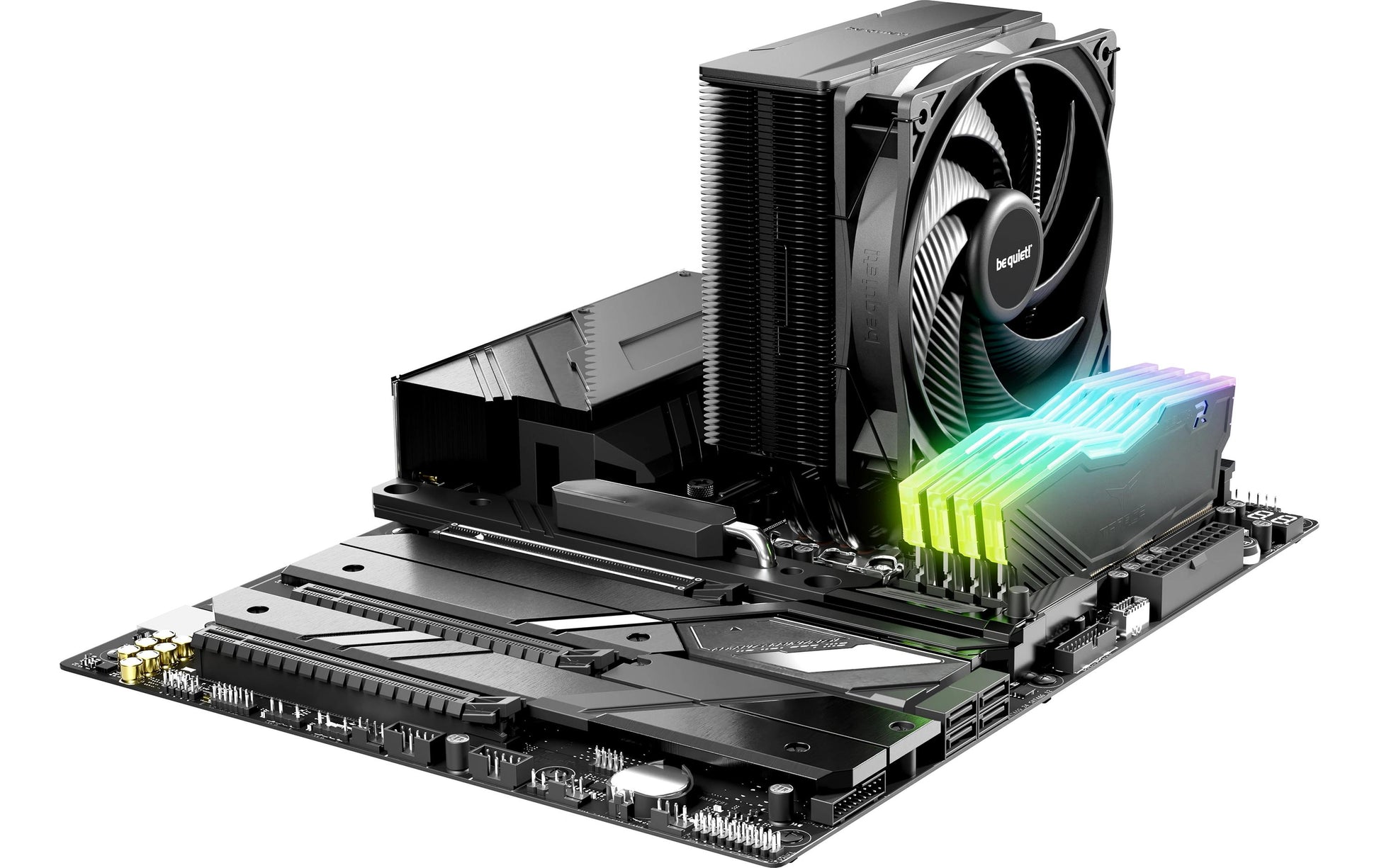 be quiet! be quiet Pure Rock 3 Black – CPU-Kühler 120 mm, 2000 U/min, für Intel LGA1851, LGA 1150, LGA 1151 und andere