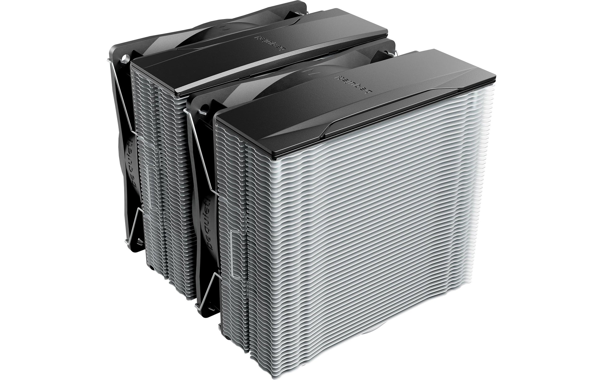 be quiet! be quiet Pure Rock Pro 3 – CPU-Kühler – 2×120 mm, 250 W TDP, für LGA 1700, AM5, AM4 und andere, Silber