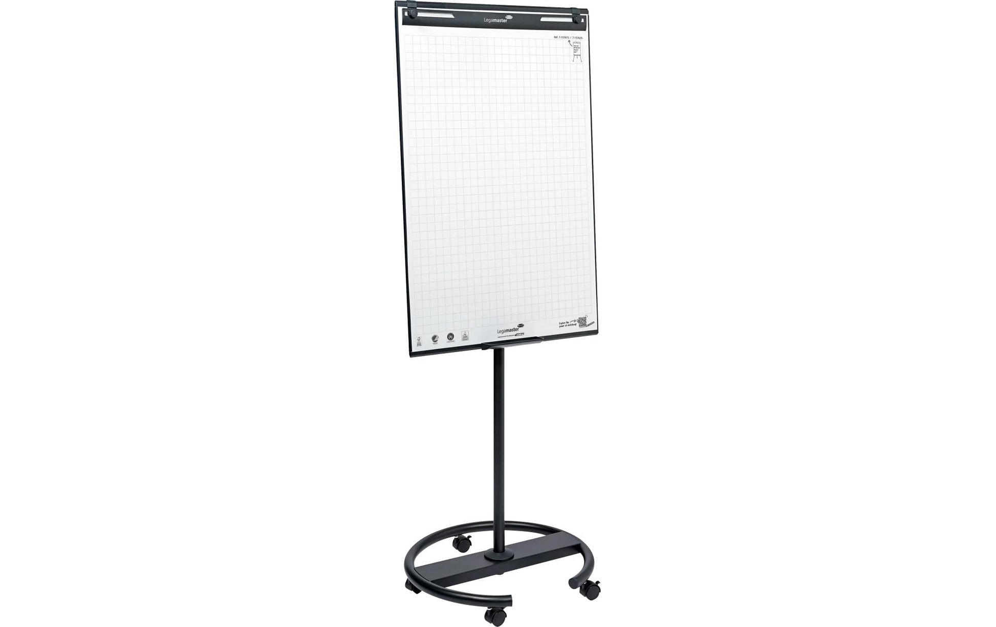 Legamaster Flipchart-Block SKETCH ECO – 65 × 98 cm, 20 Blatt/Block, 5 Blöcke, kariert, weiss, Papier