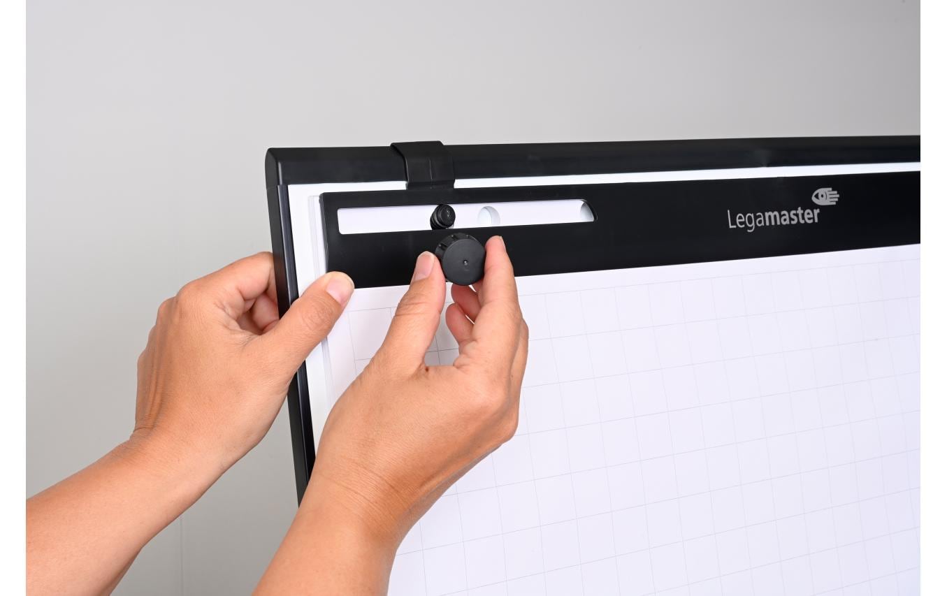 Legamaster Flipchart SKETCH EASY – 105 × 65 cm, schwarz, Stahl